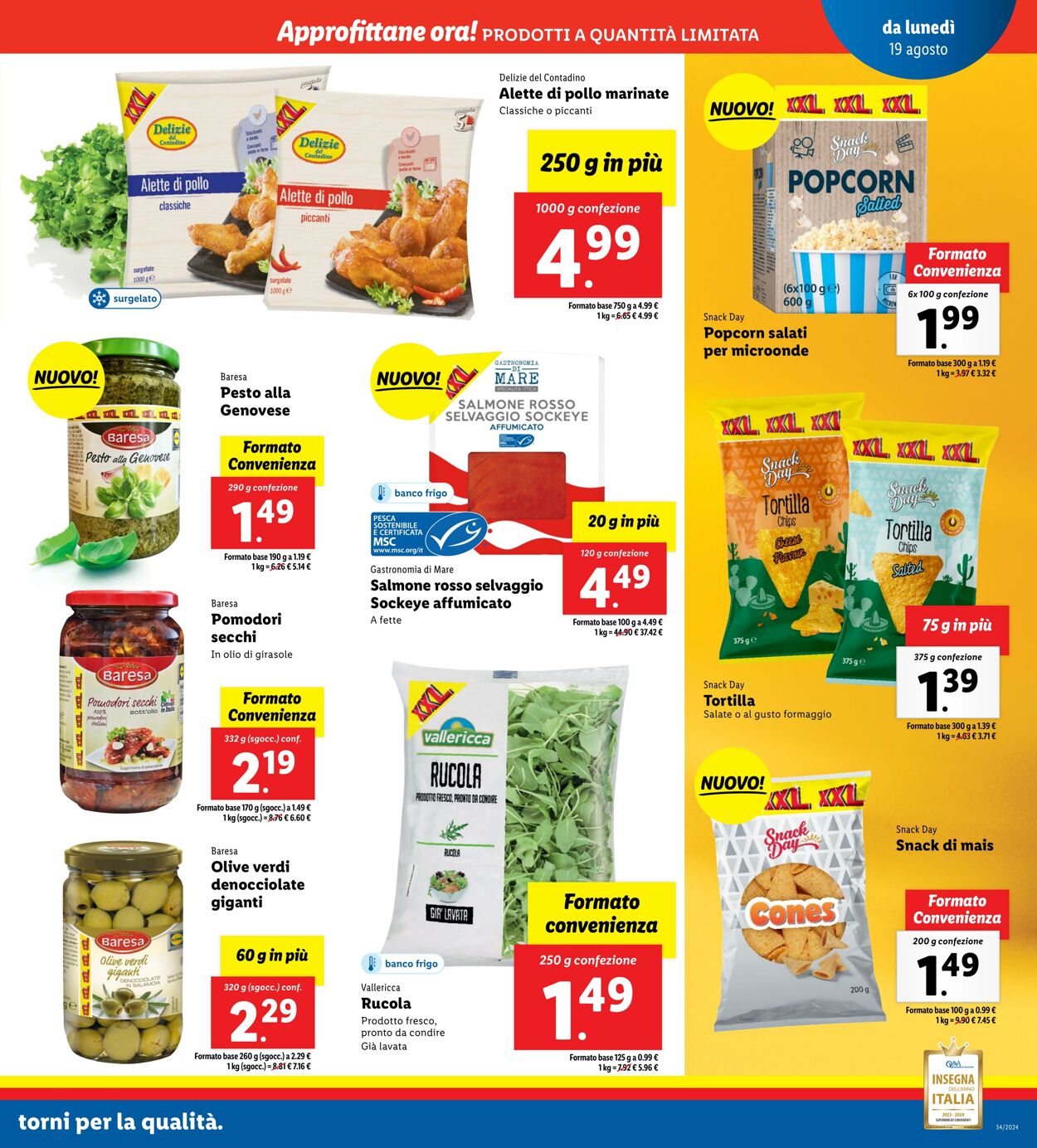 Volantino Lidl 19.08.2024 - 25.08.2024