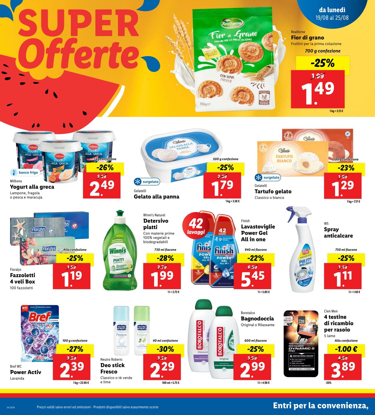 Volantino Lidl 19.08.2024 - 25.08.2024