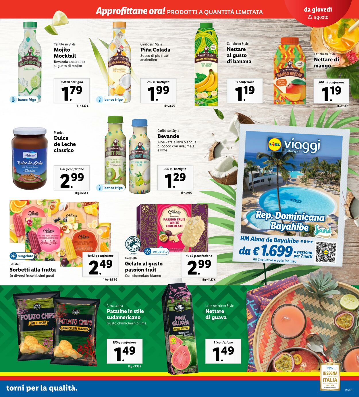 Volantino Lidl 19.08.2024 - 25.08.2024