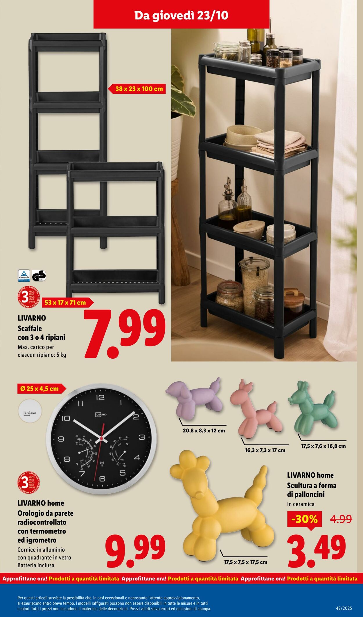 Volantino Lidl 20.10.2025 - 26.10.2025