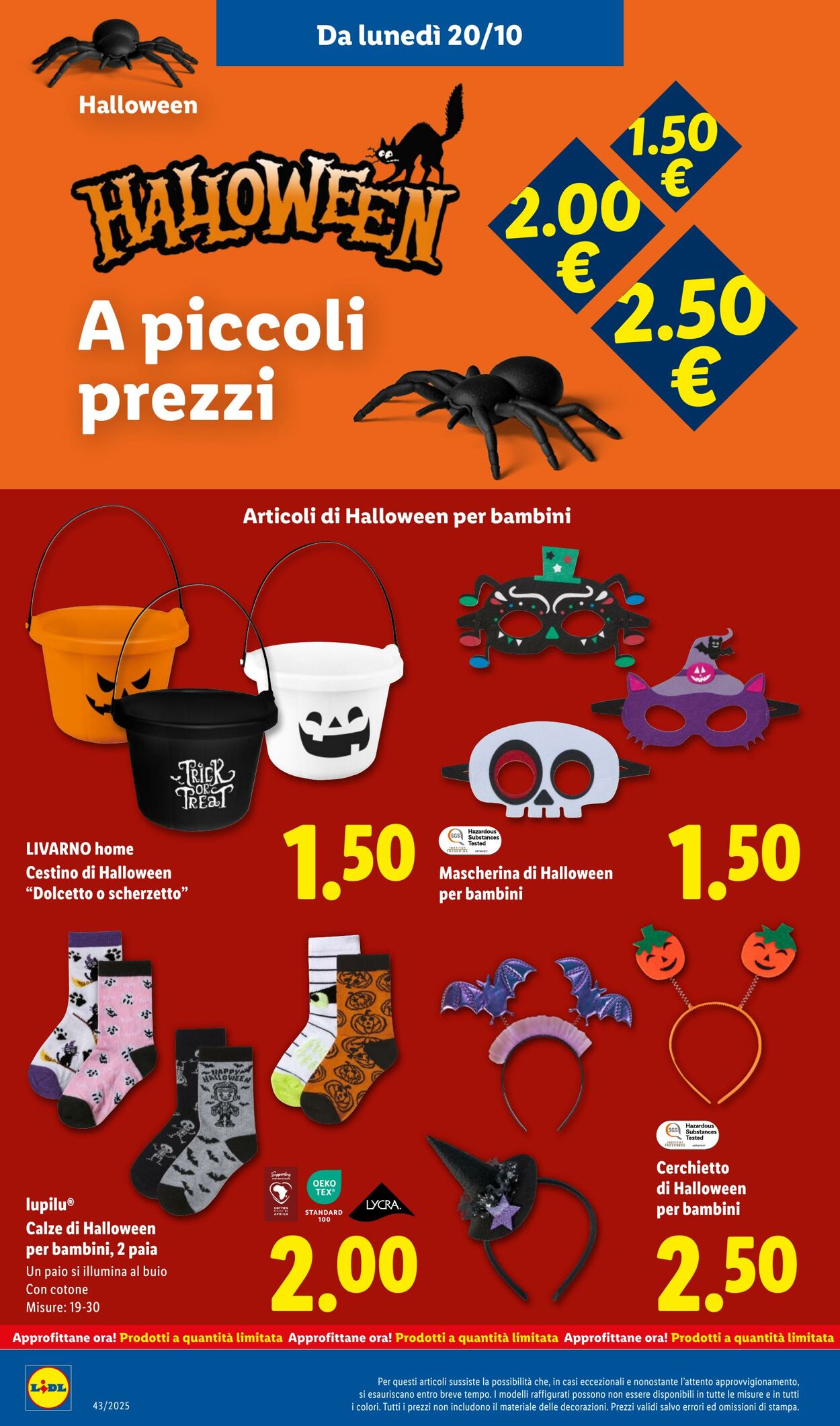 Volantino Lidl 20.10.2025 - 26.10.2025
