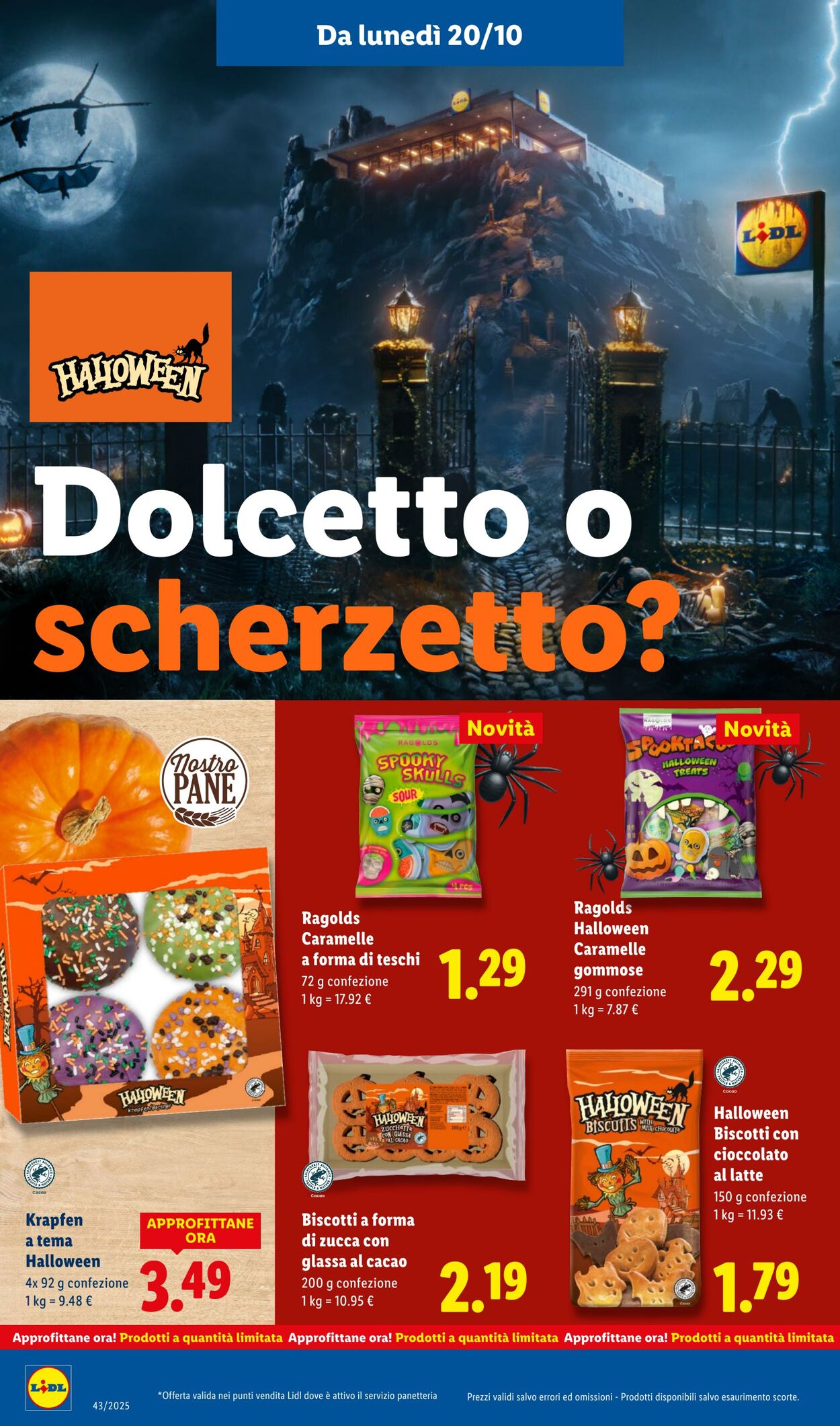 Volantino Lidl 20.10.2025 - 26.10.2025