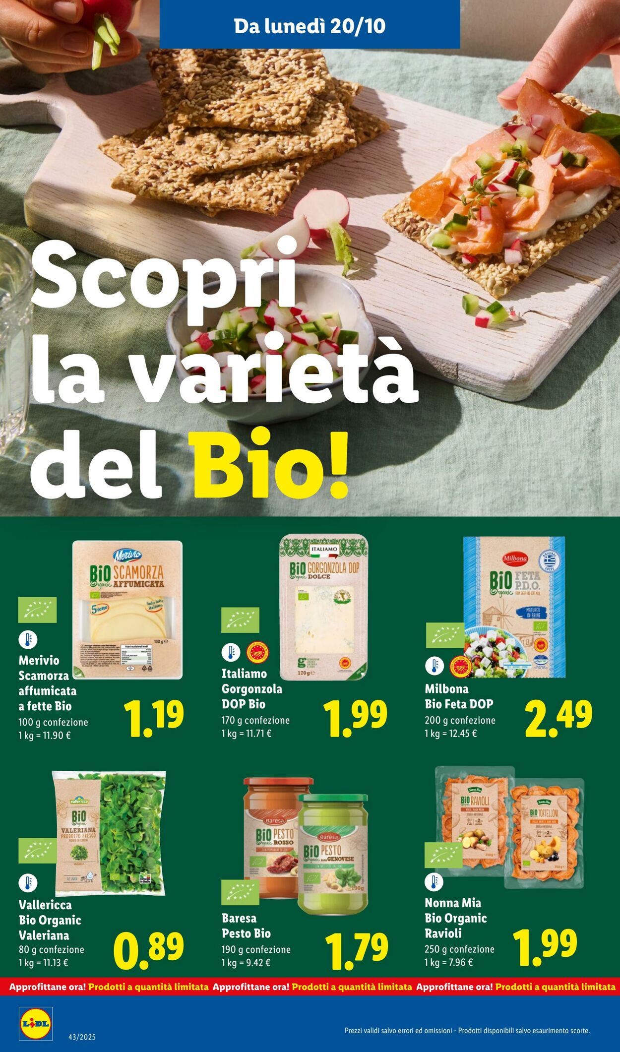 Volantino Lidl 20.10.2025 - 26.10.2025