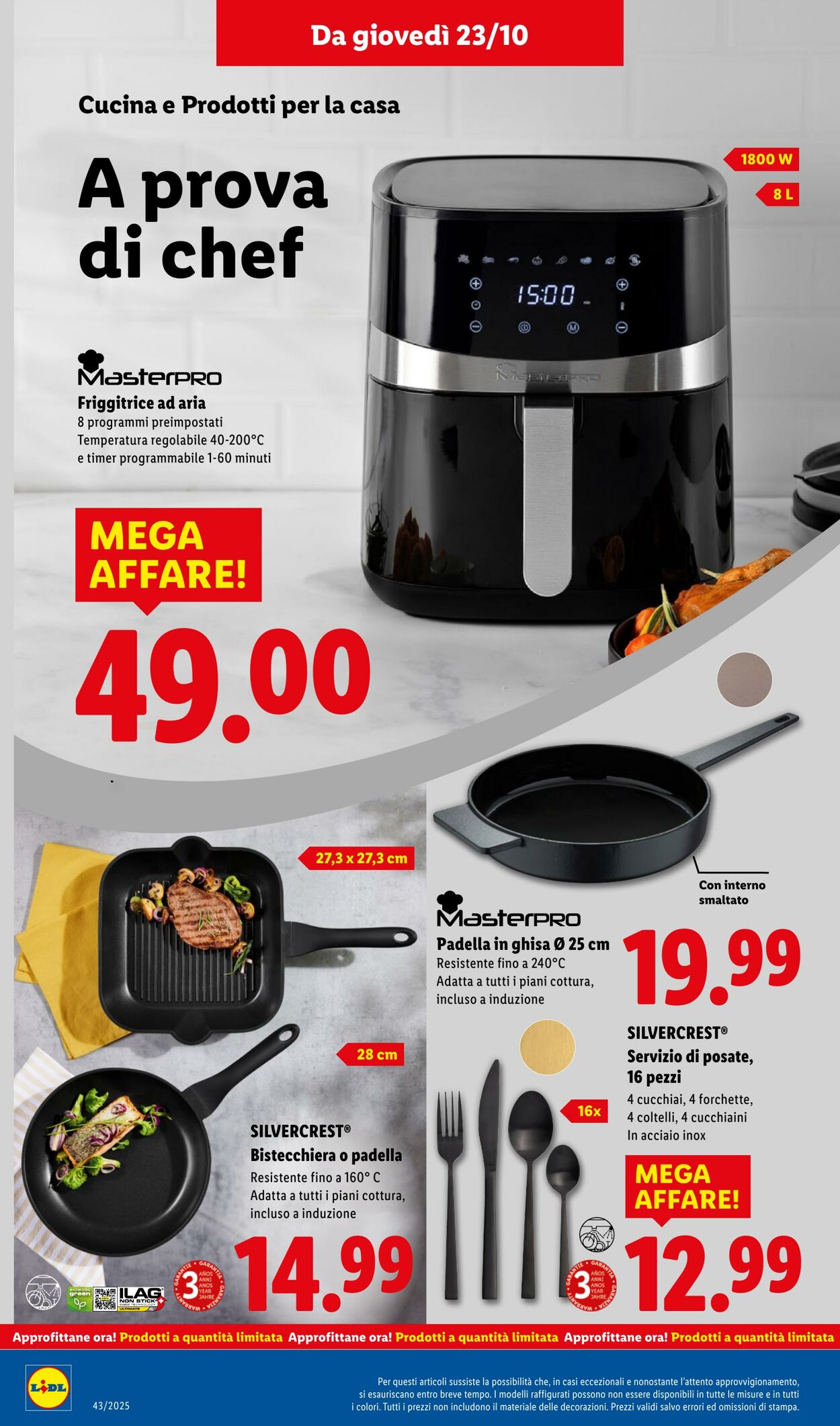 Volantino Lidl 20.10.2025 - 26.10.2025