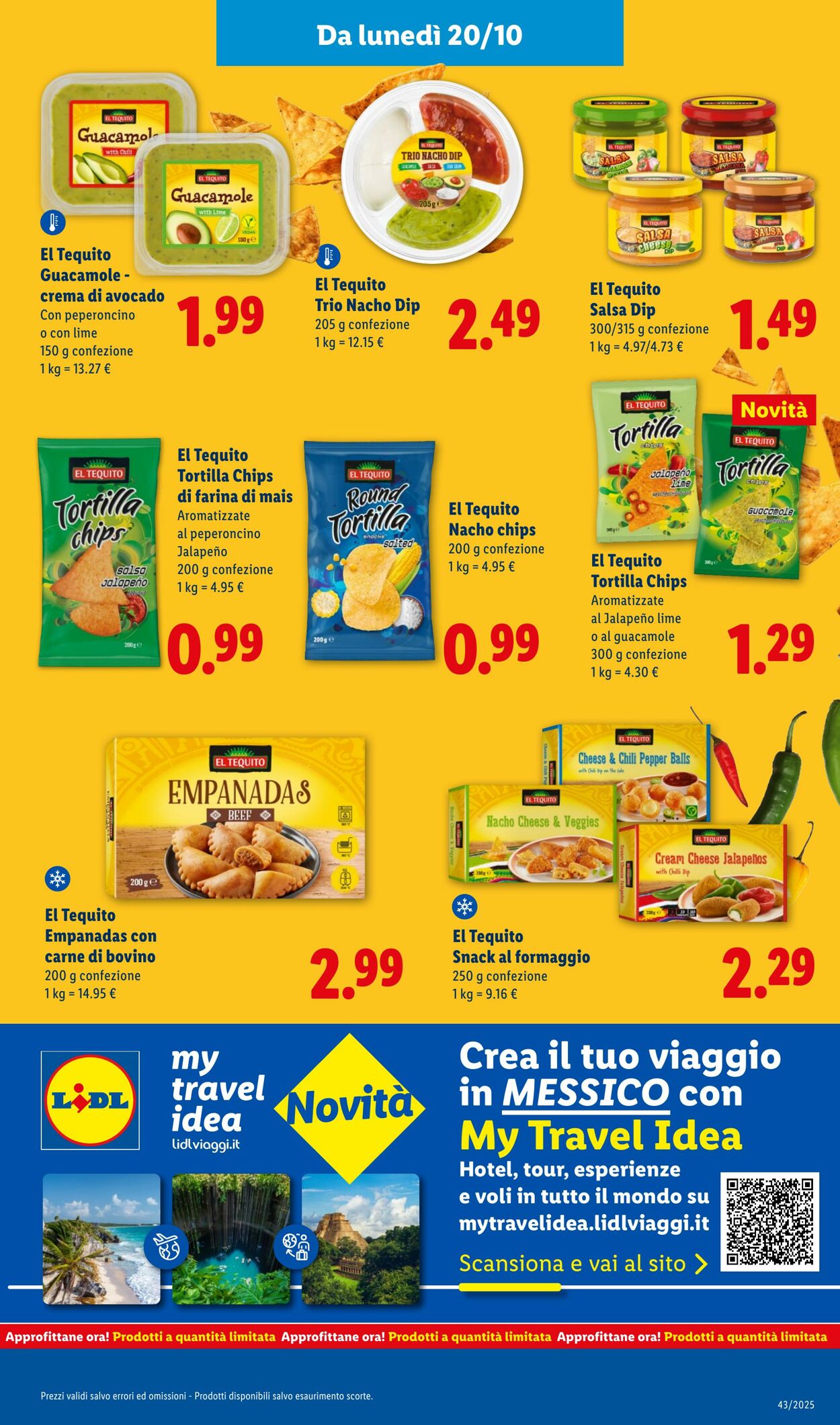 Volantino Lidl 20.10.2025 - 26.10.2025