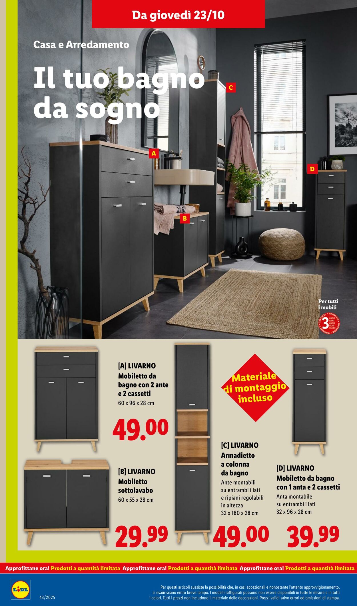 Volantino Lidl 20.10.2025 - 26.10.2025