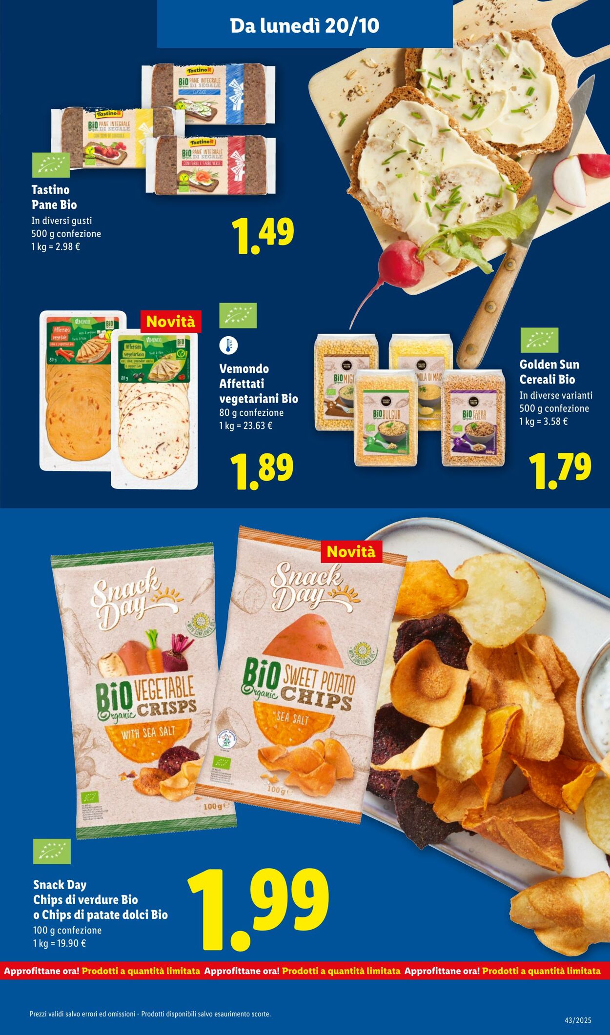 Volantino Lidl 20.10.2025 - 26.10.2025