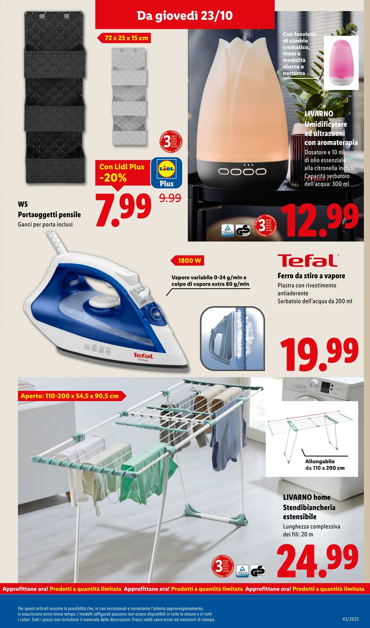 Volantino Lidl 20.10.2025 - 26.10.2025