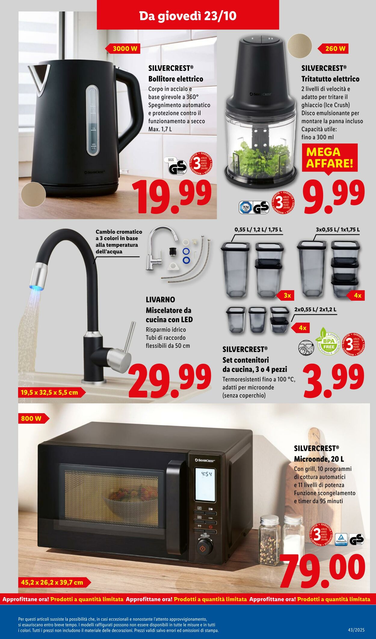 Volantino Lidl 20.10.2025 - 26.10.2025