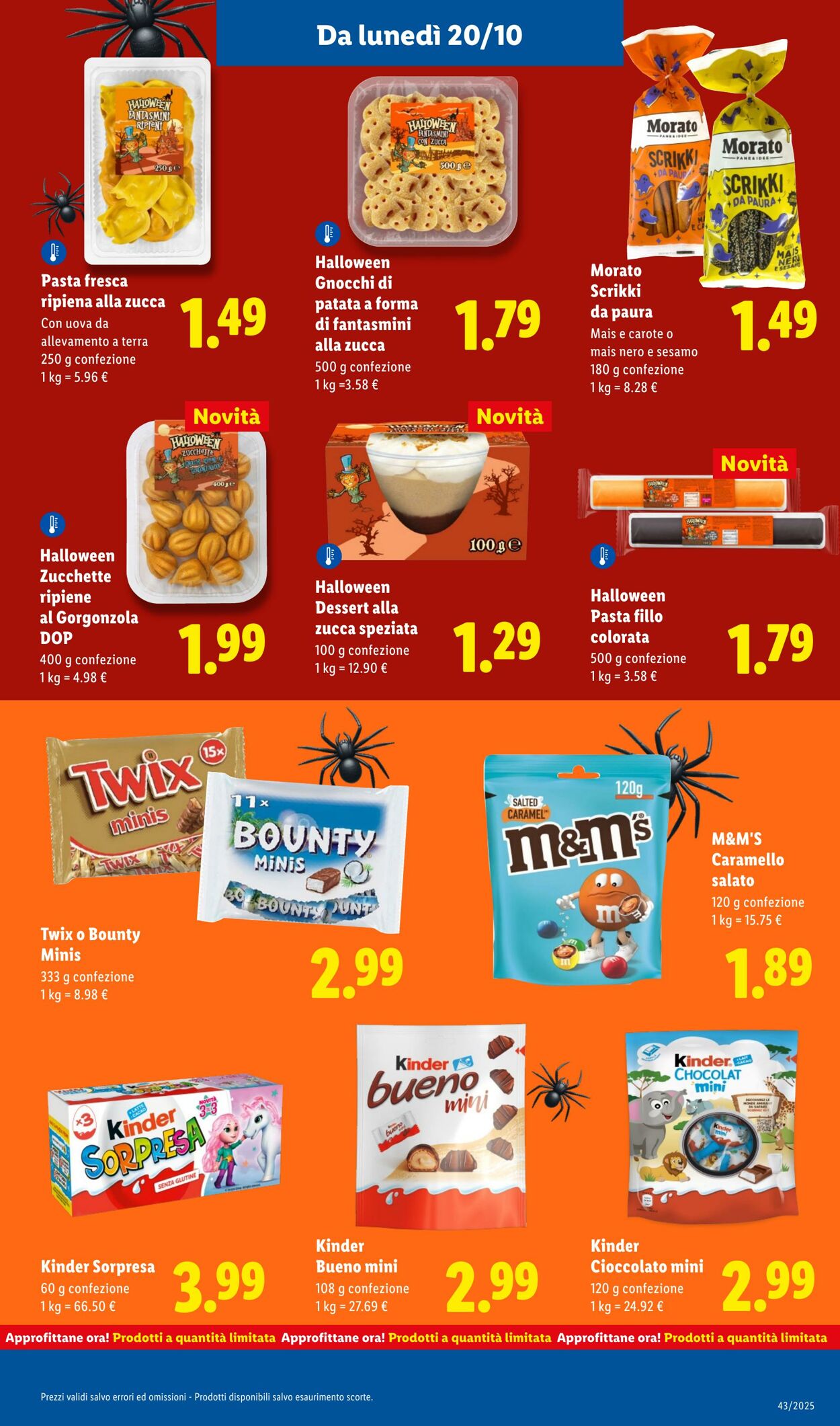 Volantino Lidl 20.10.2025 - 26.10.2025