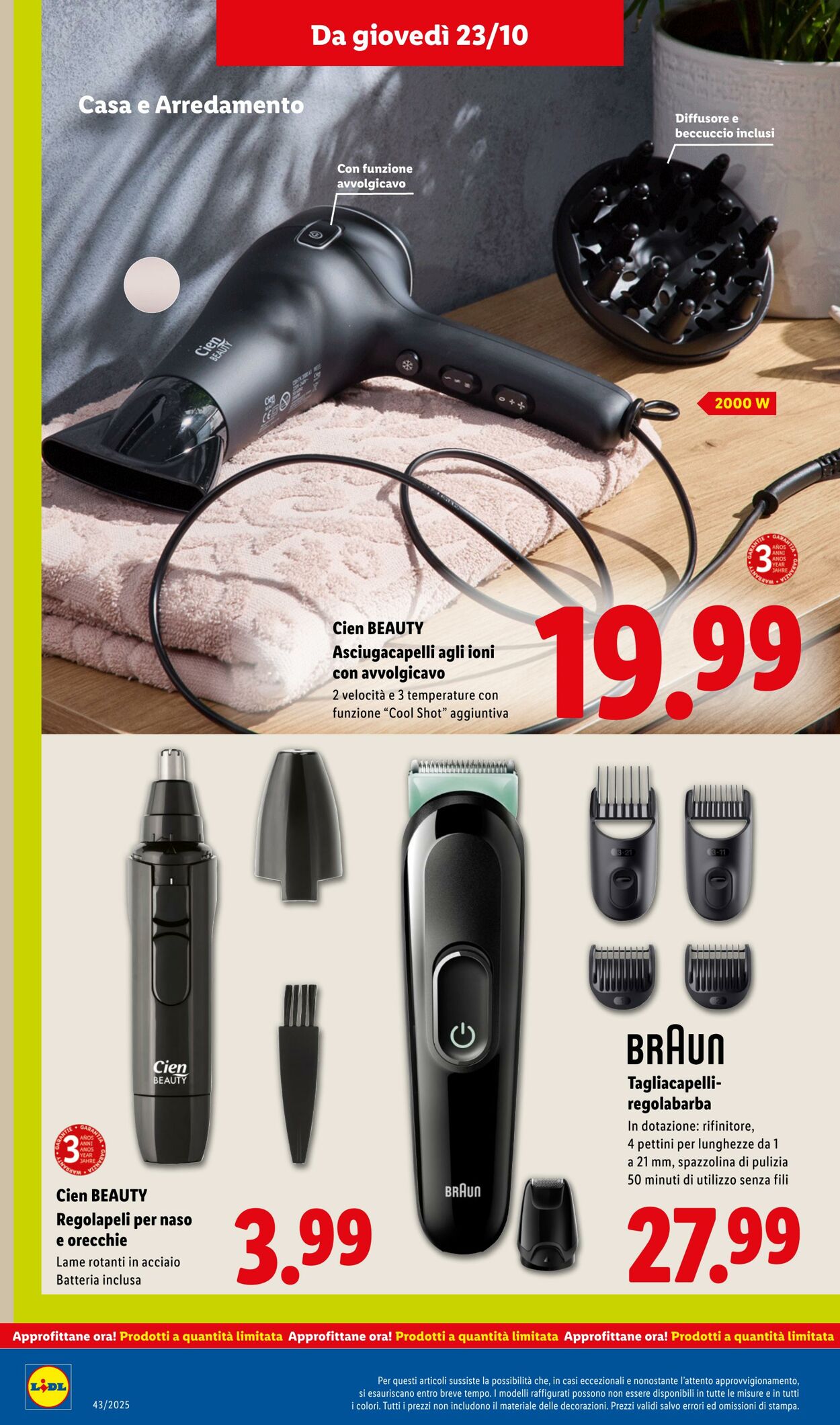 Volantino Lidl 20.10.2025 - 26.10.2025