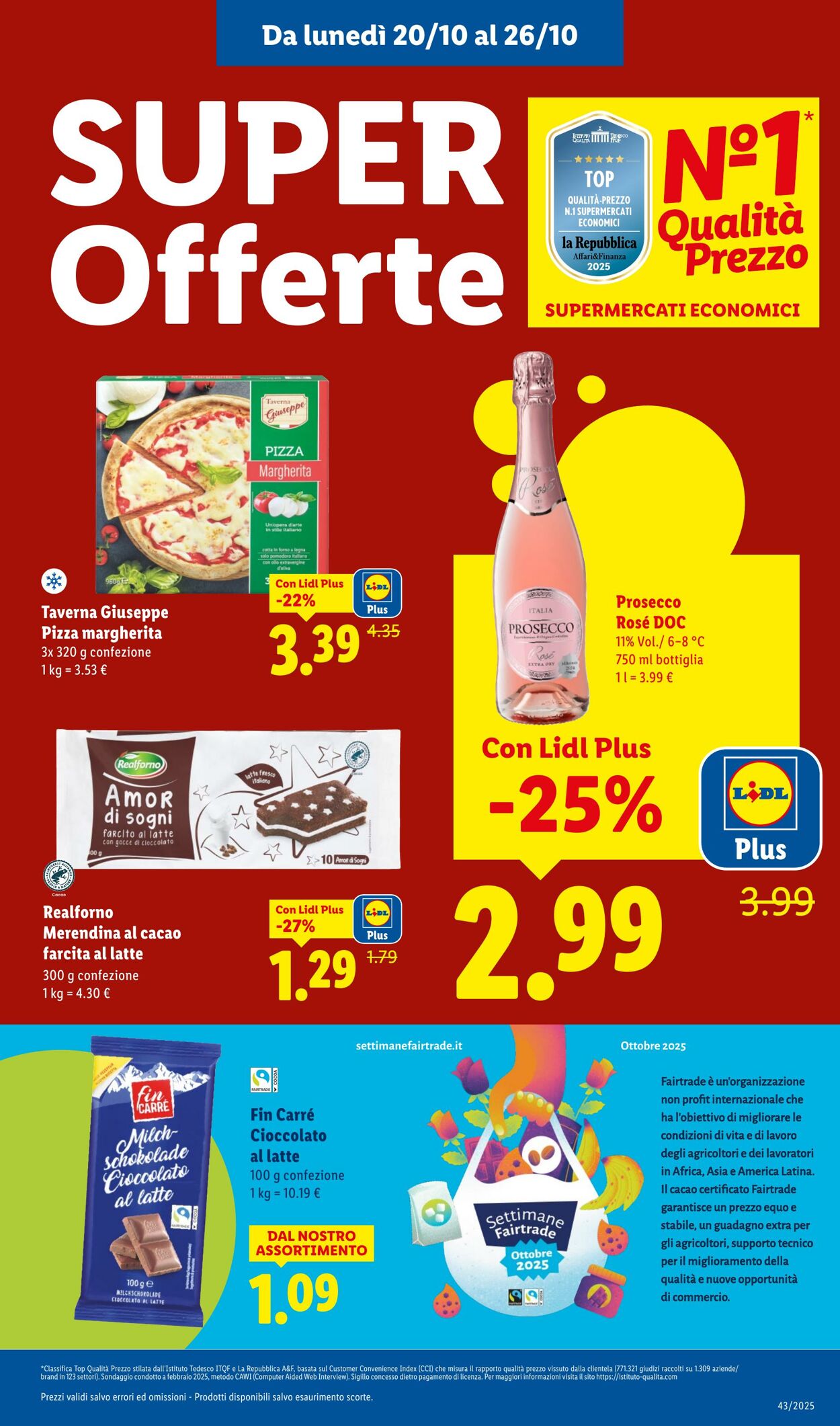 Volantino Lidl 20.10.2025 - 26.10.2025