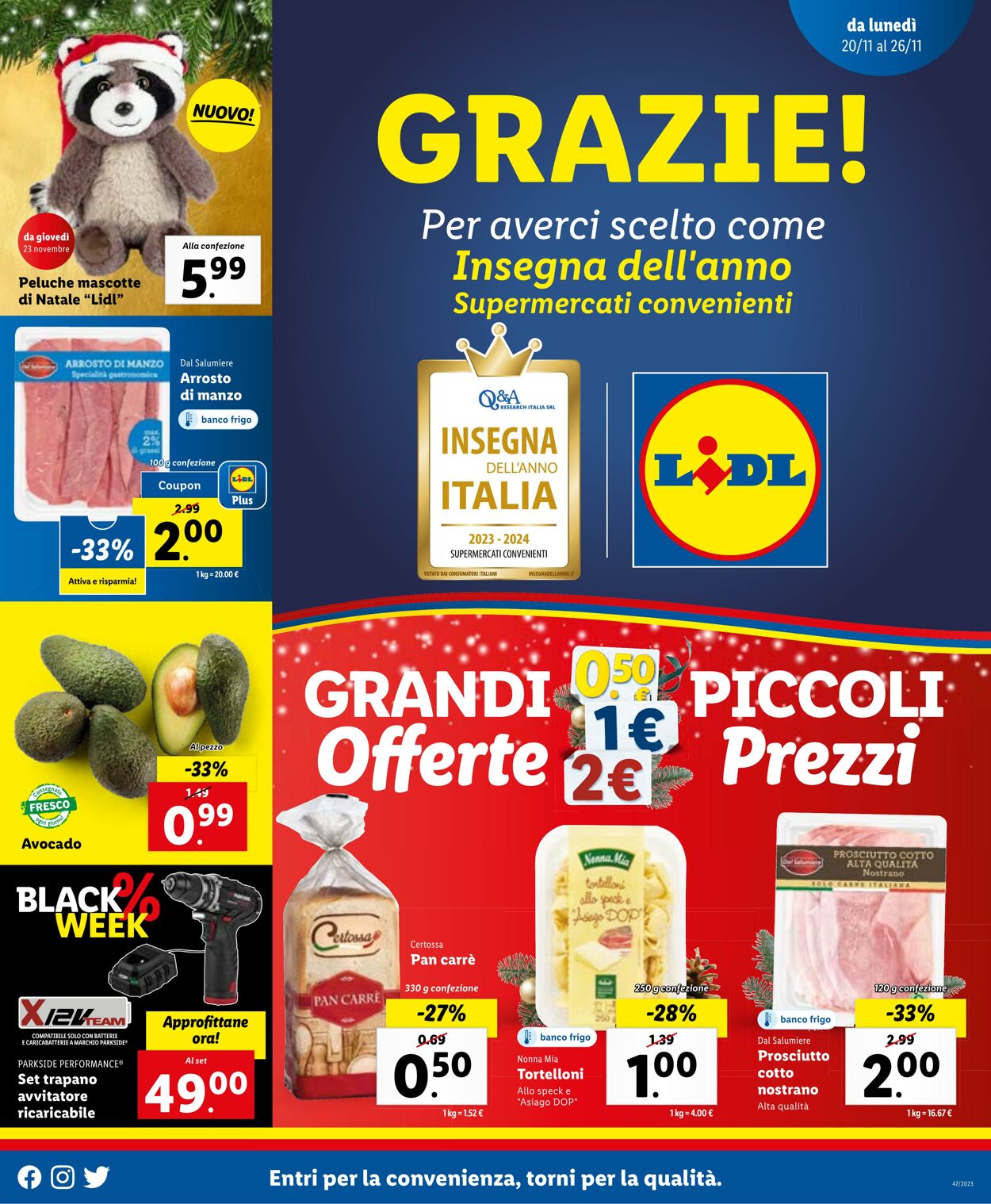 Volantino Lidl 20.11.2023 - 26.11.2023