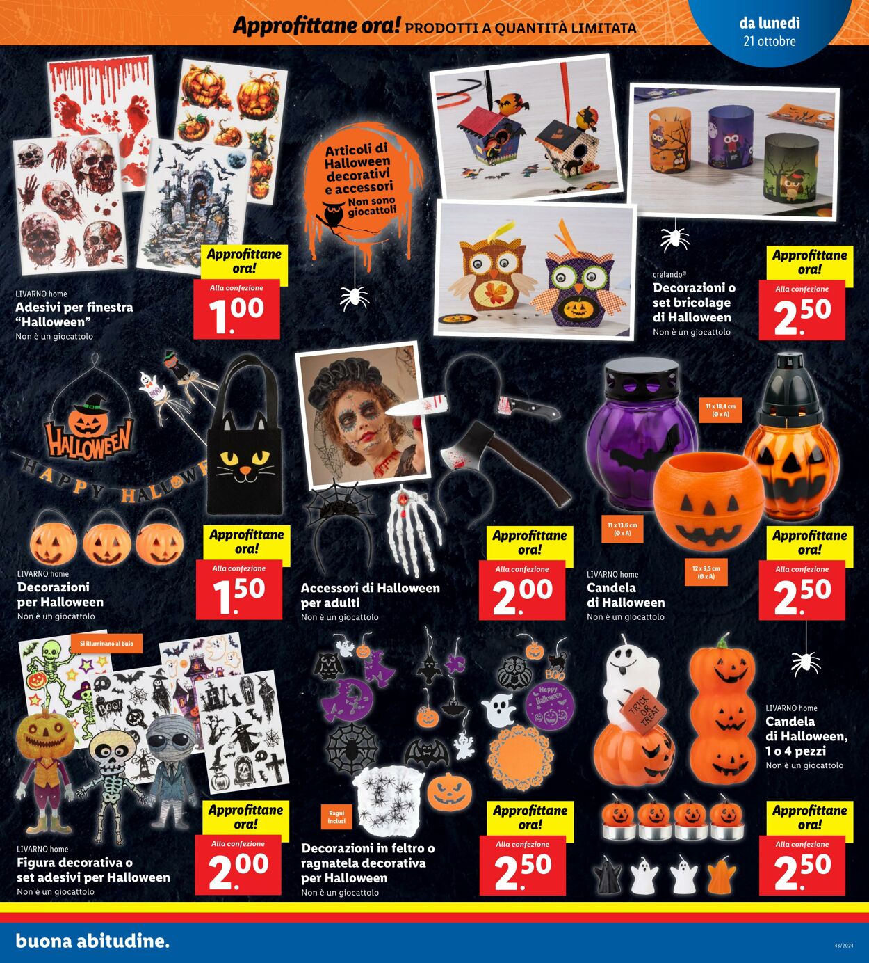 Volantino Lidl 21.10.2024 - 27.10.2024