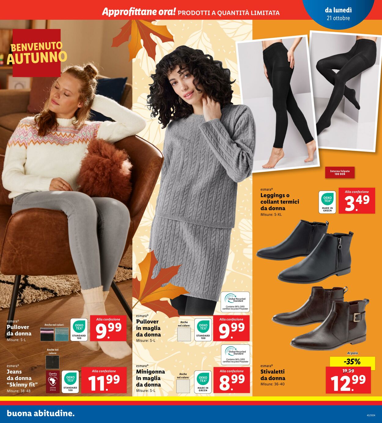 Volantino Lidl 21.10.2024 - 27.10.2024