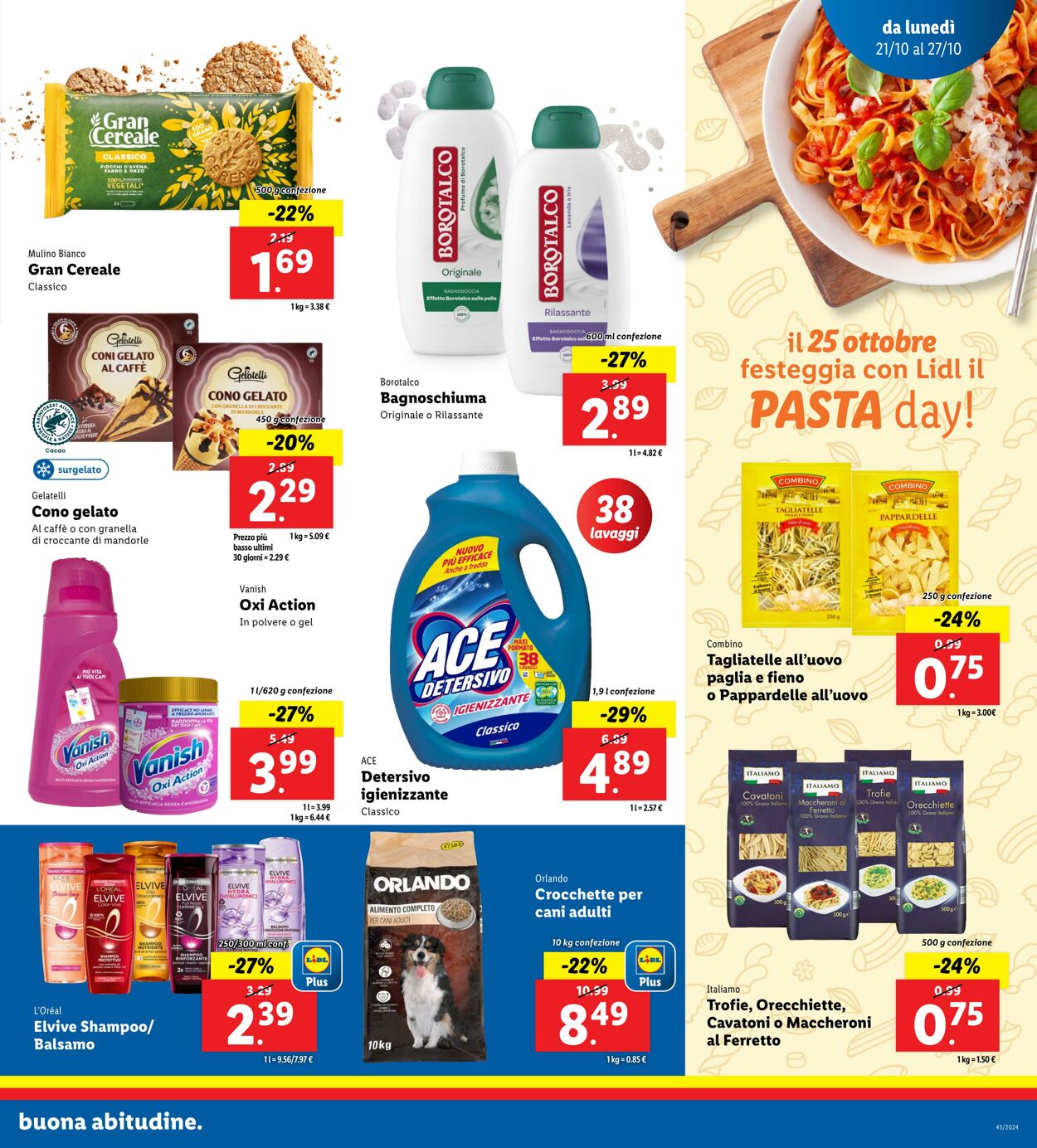 Volantino Lidl 21.10.2024 - 27.10.2024