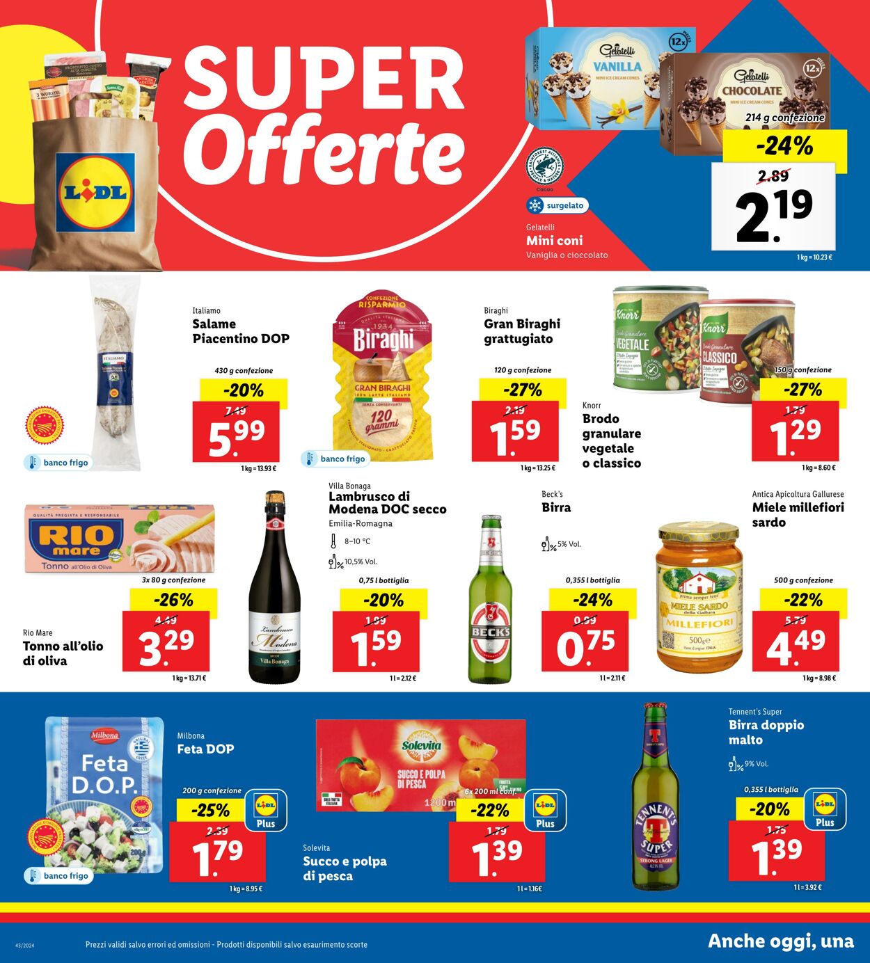 Volantino Lidl 21.10.2024 - 27.10.2024