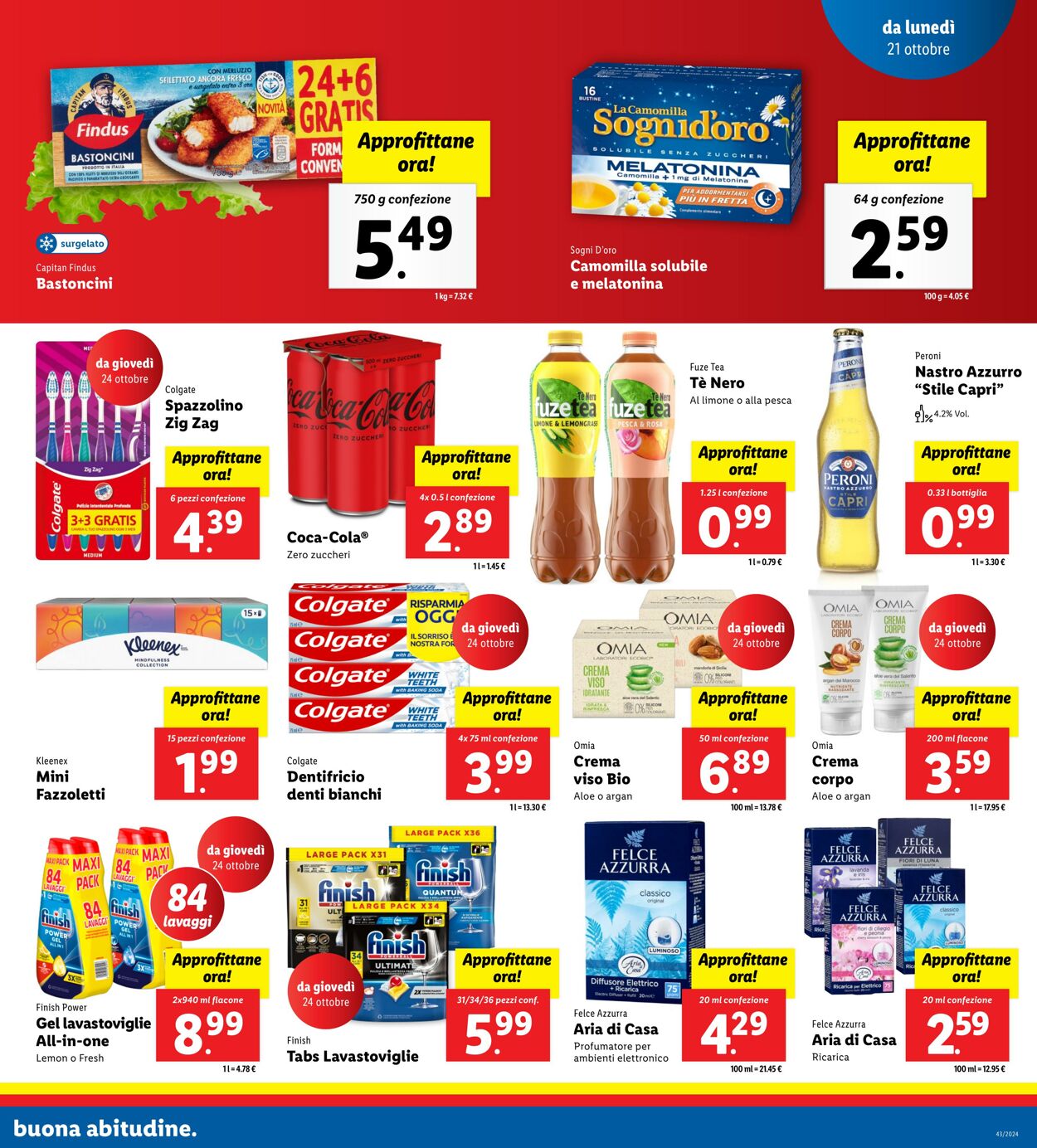 Volantino Lidl 21.10.2024 - 27.10.2024