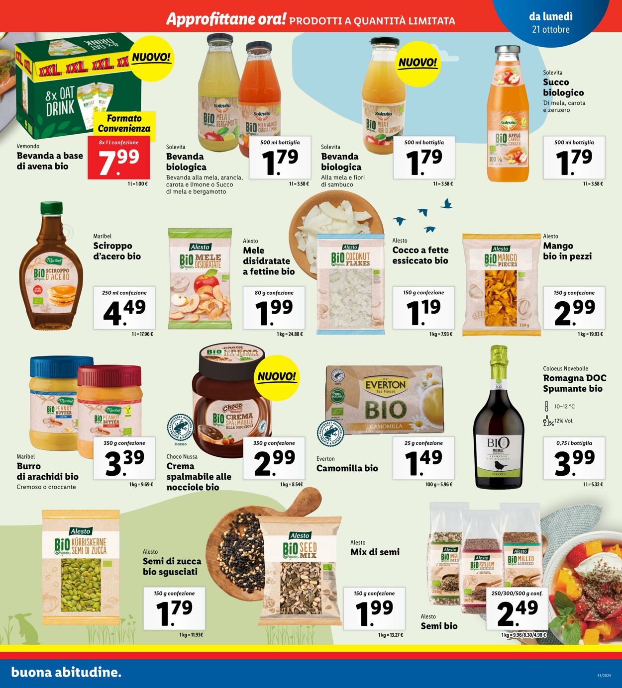 Volantino Lidl 21.10.2024 - 27.10.2024