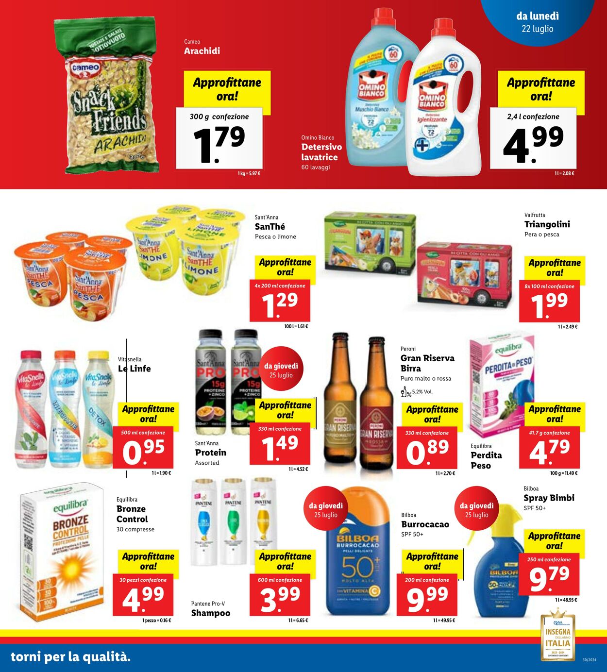 Volantino Lidl 22.07.2024 - 28.07.2024