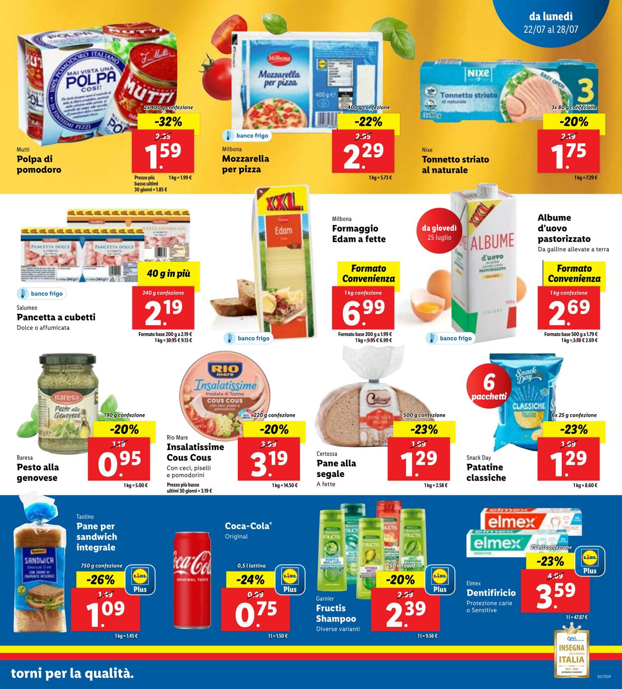 Volantino Lidl 22.07.2024 - 28.07.2024