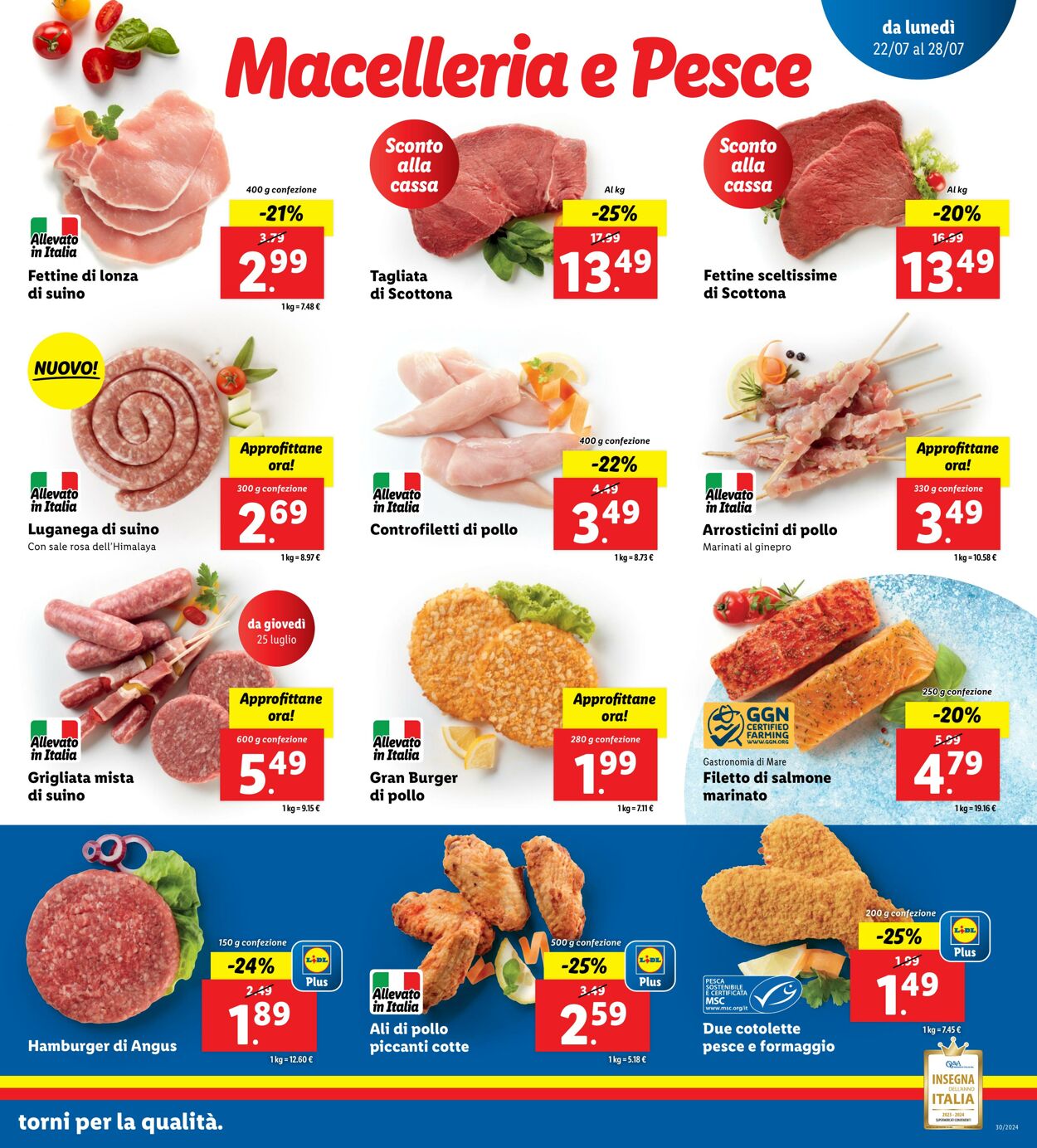 Volantino Lidl 22.07.2024 - 28.07.2024