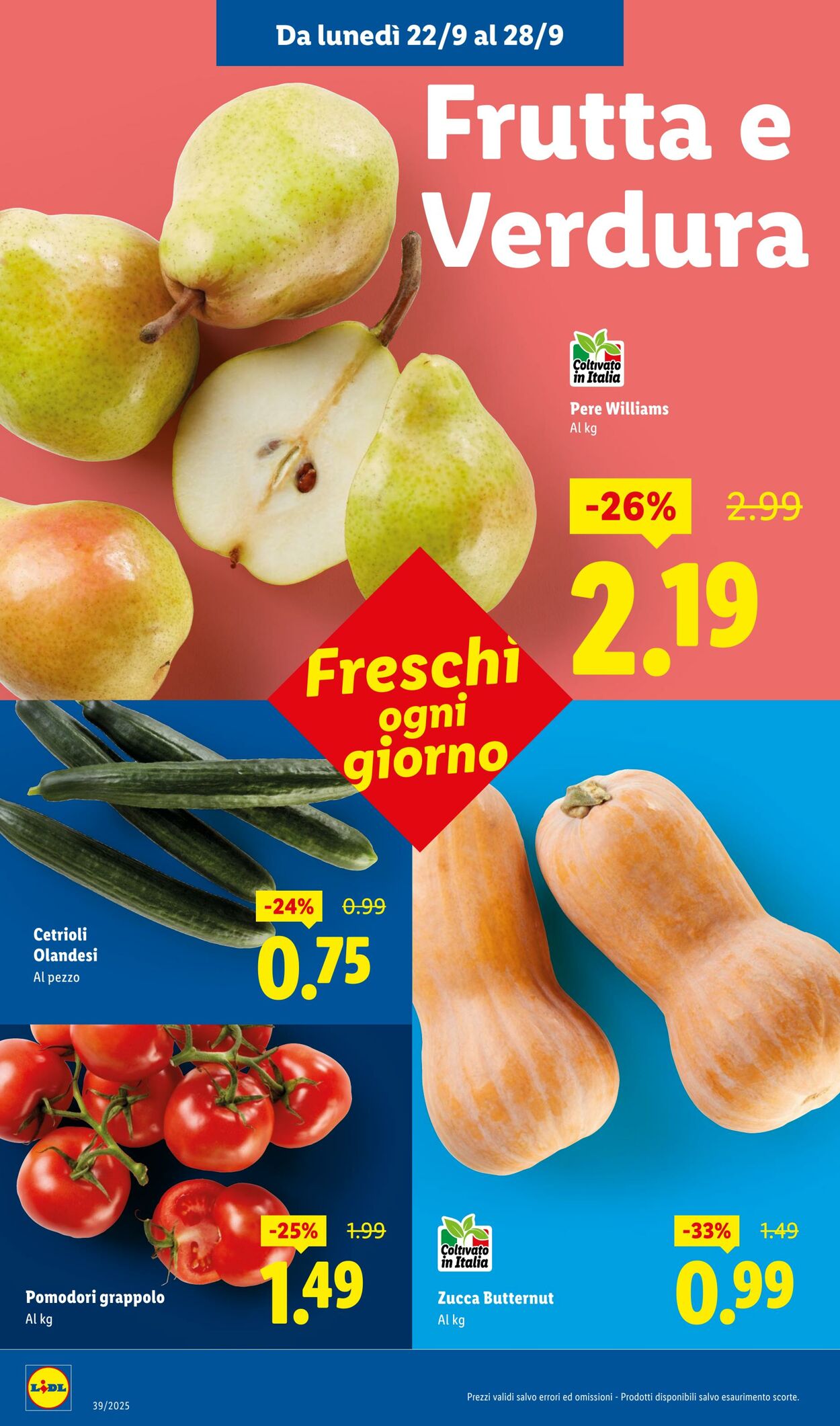 Volantino Lidl 22.09.2025 - 28.09.2025