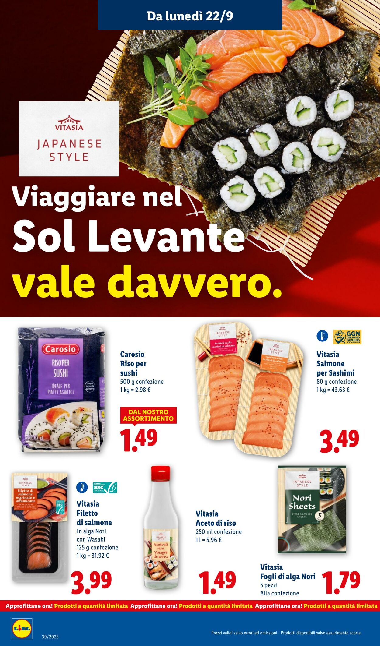 Volantino Lidl 22.09.2025 - 28.09.2025