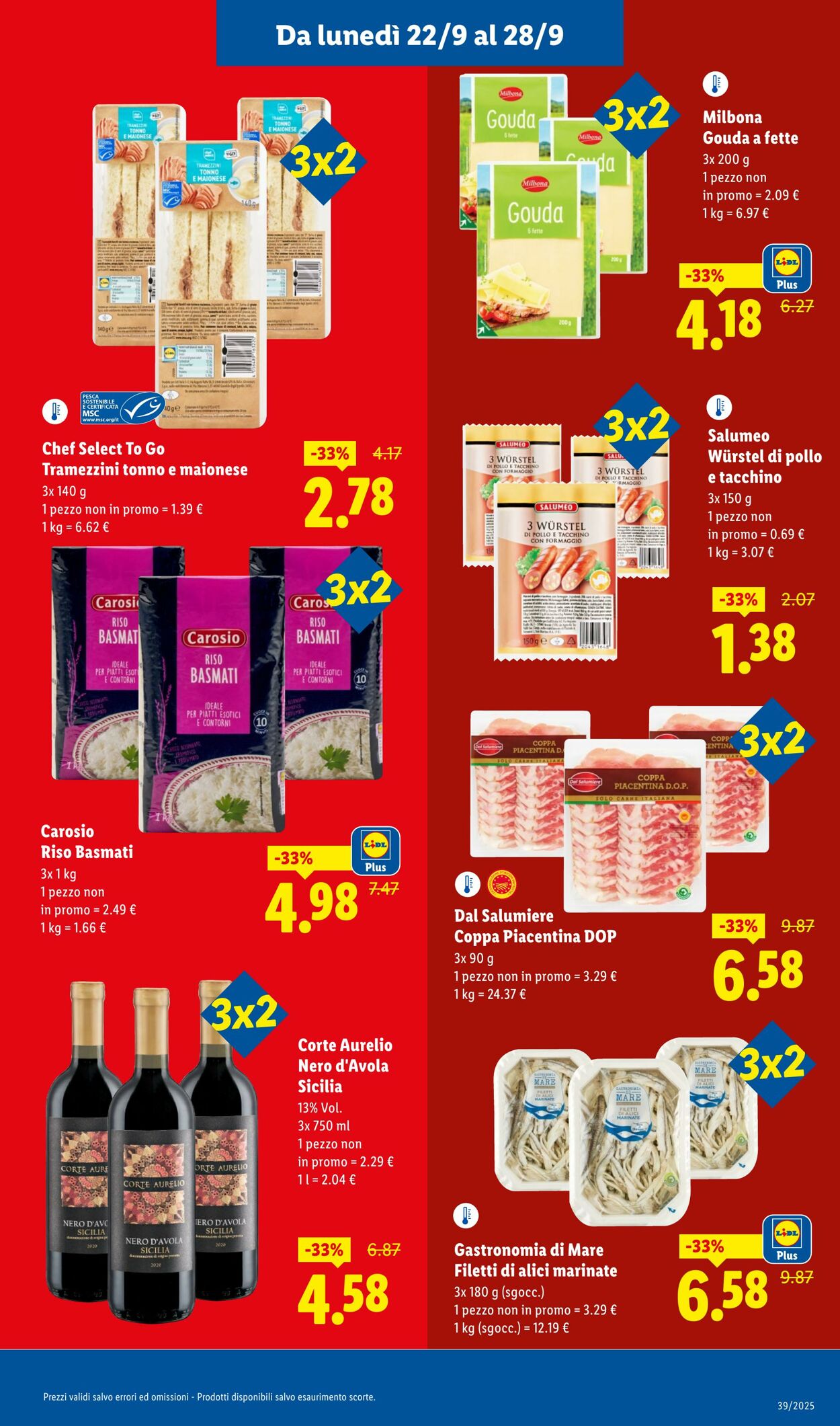 Volantino Lidl 22.09.2025 - 28.09.2025