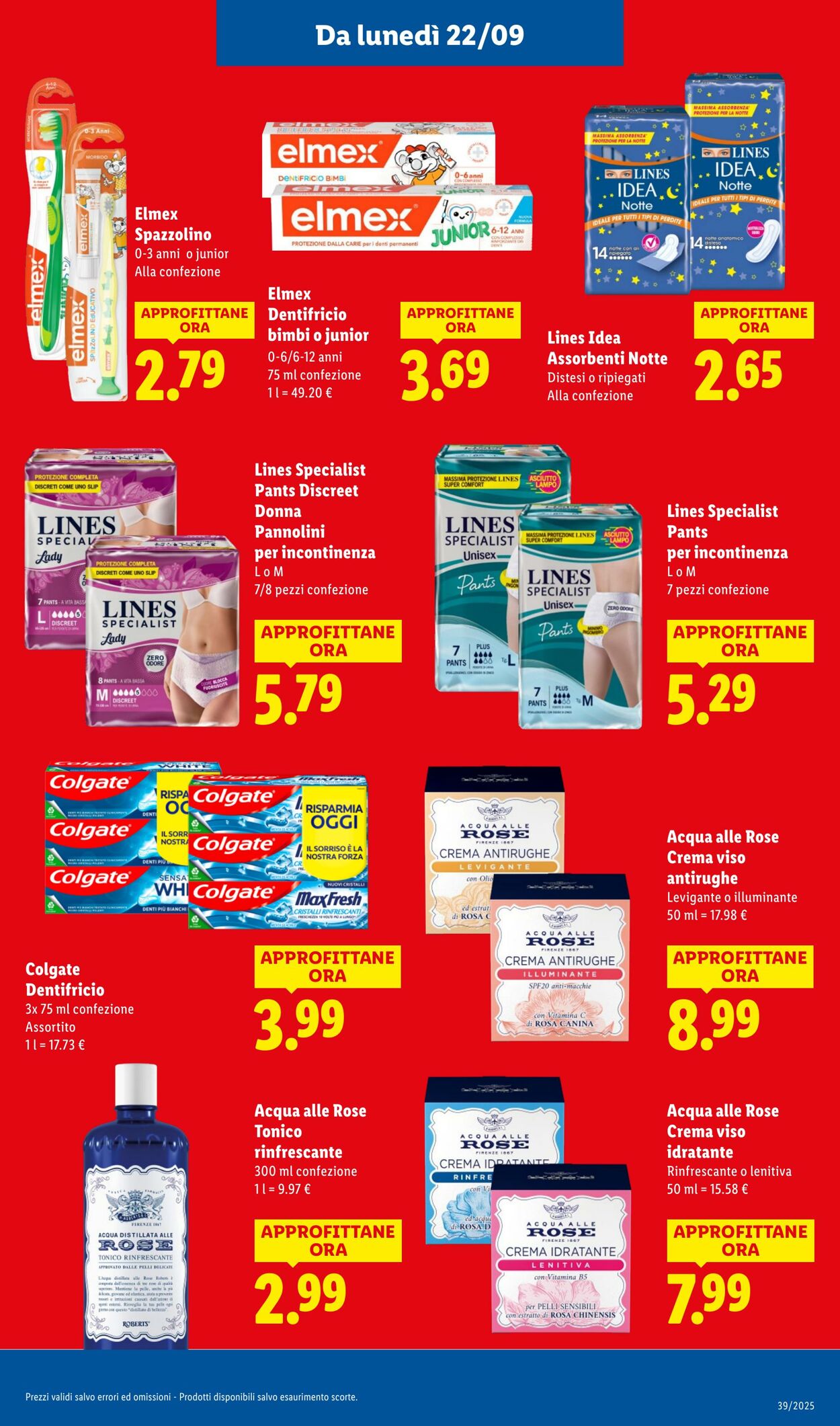 Volantino Lidl 22.09.2025 - 28.09.2025