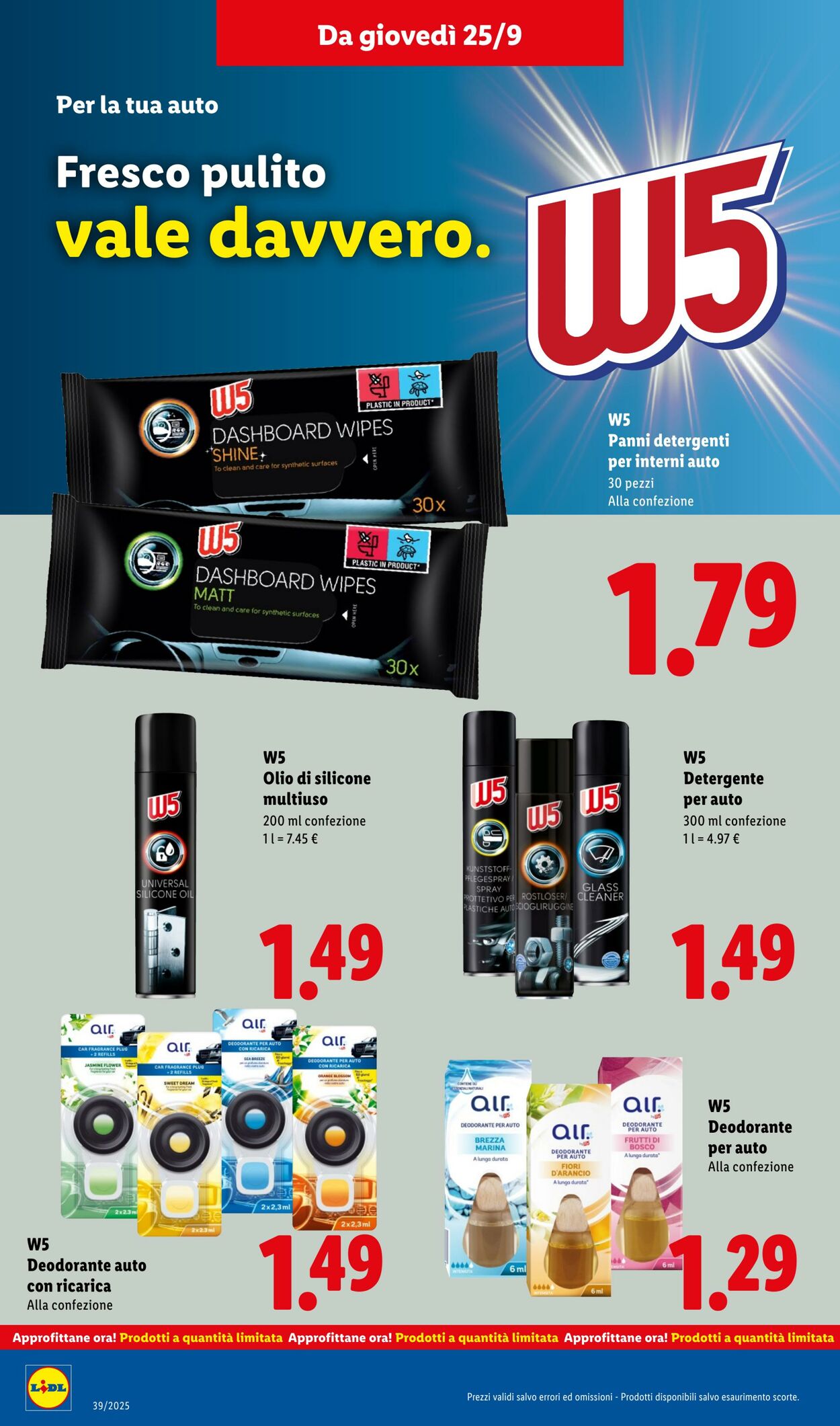 Volantino Lidl 22.09.2025 - 28.09.2025
