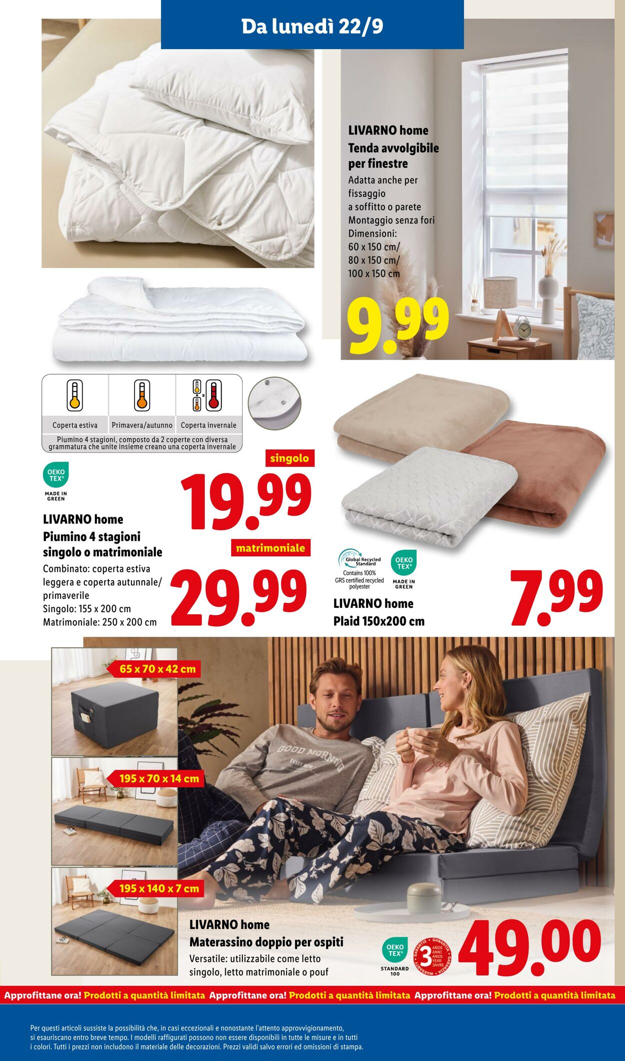 Volantino Lidl 22.09.2025 - 28.09.2025