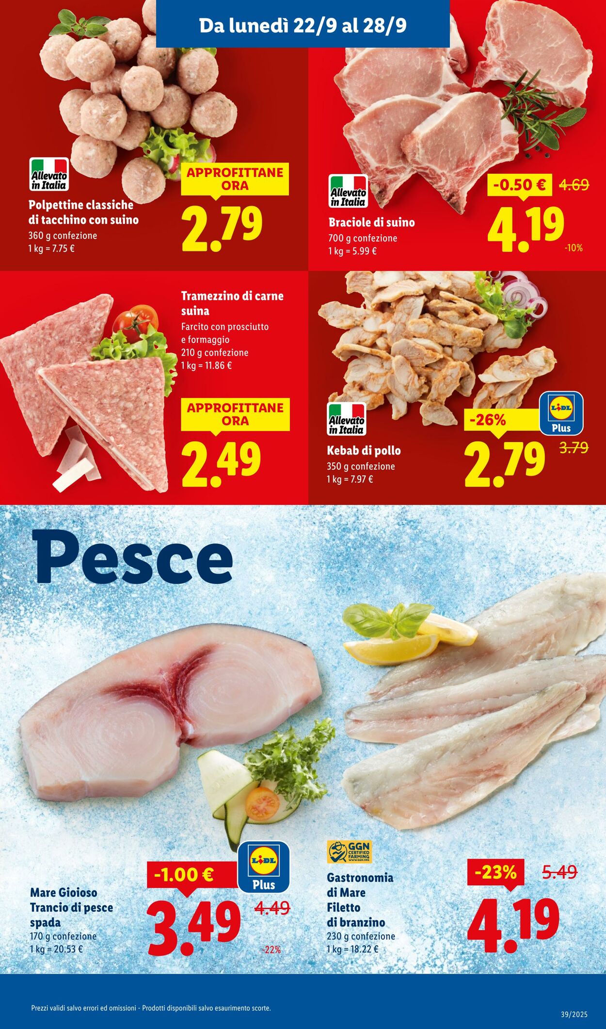 Volantino Lidl 22.09.2025 - 28.09.2025