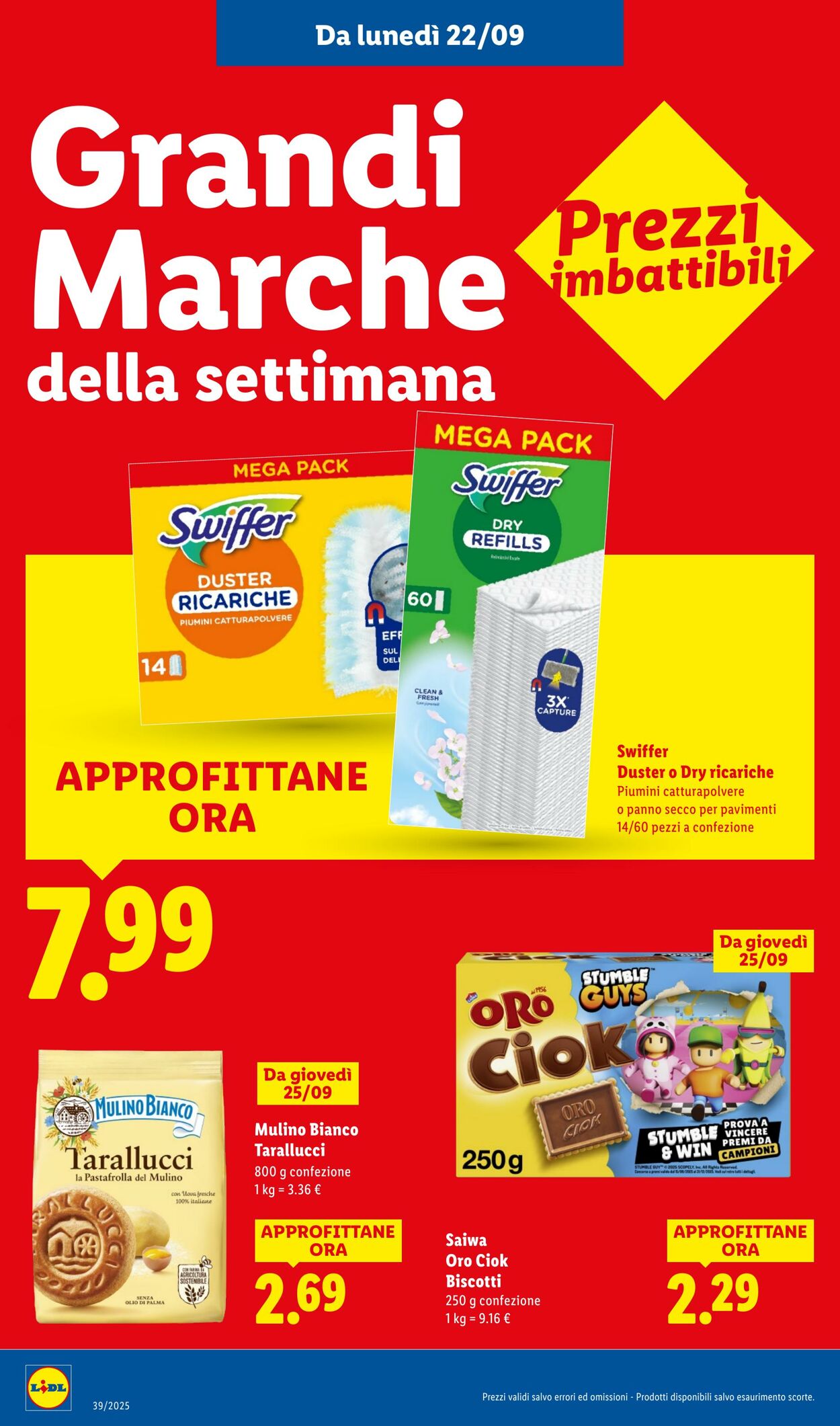 Volantino Lidl 22.09.2025 - 28.09.2025