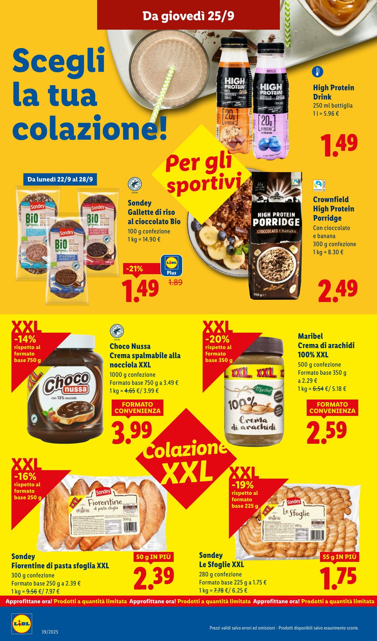 Volantino Lidl 22.09.2025 - 28.09.2025