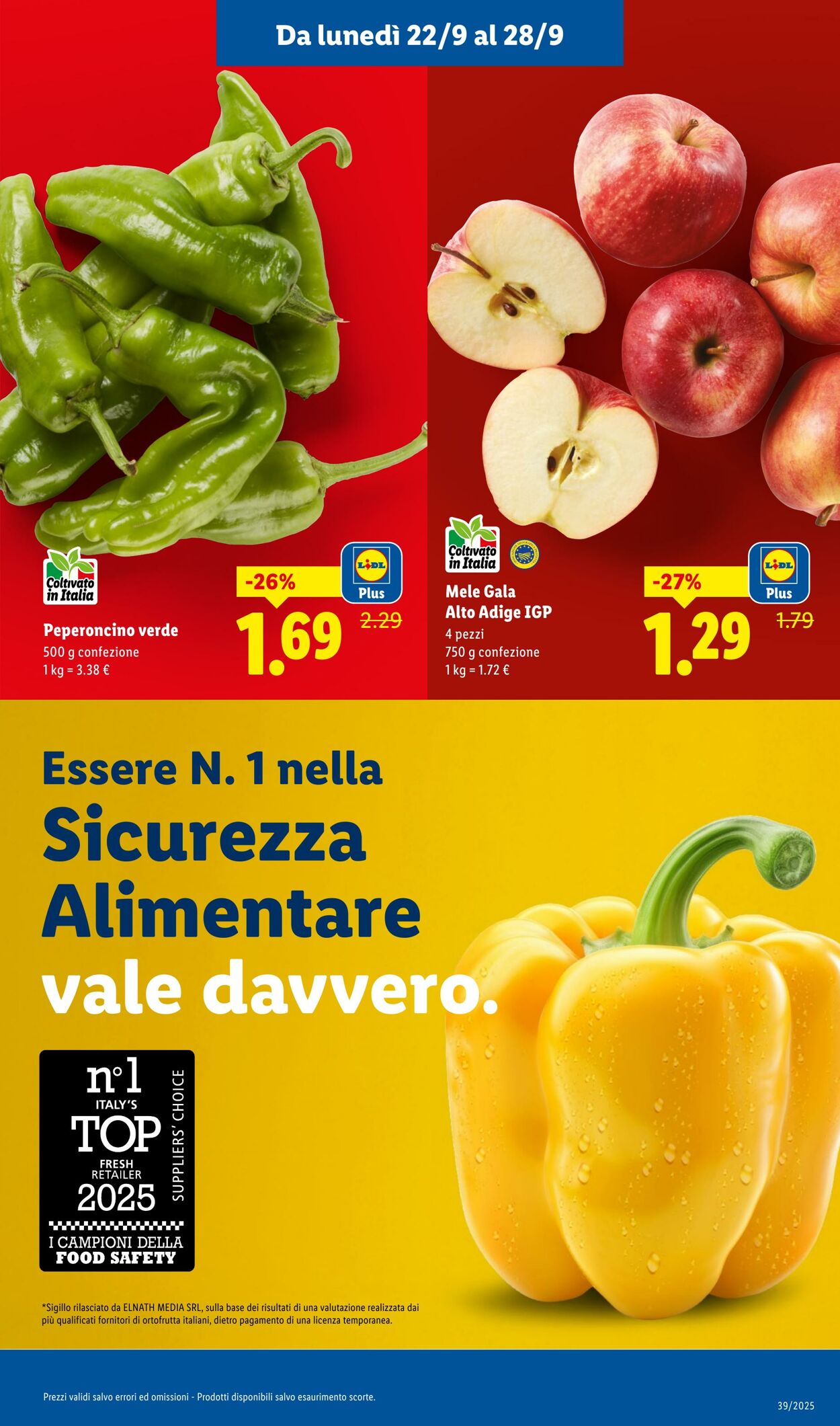 Volantino Lidl 22.09.2025 - 28.09.2025