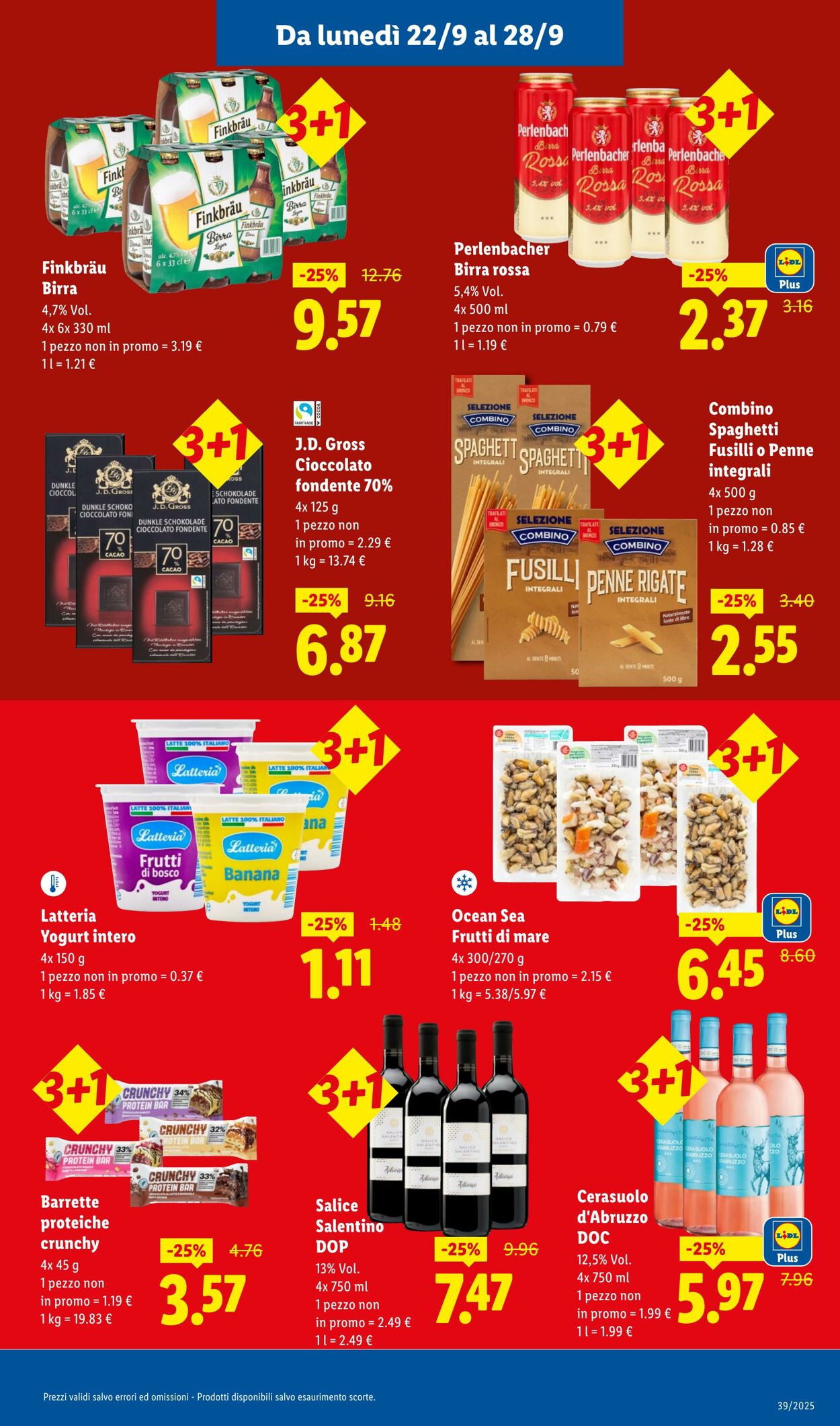 Volantino Lidl 22.09.2025 - 28.09.2025