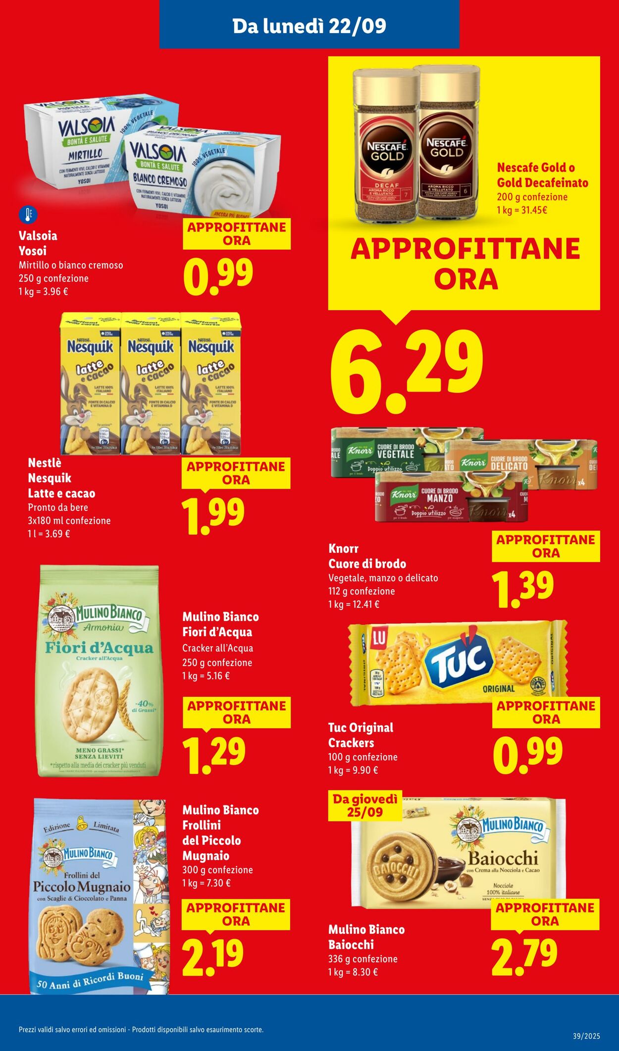 Volantino Lidl 22.09.2025 - 28.09.2025