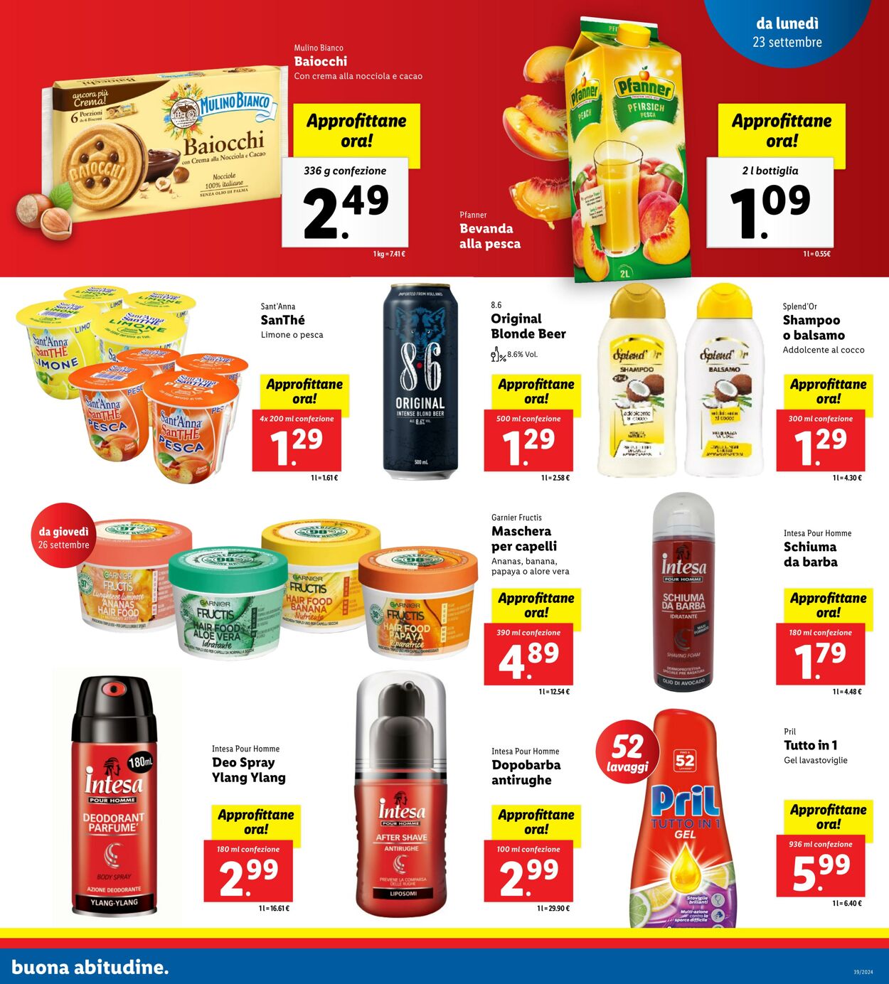 Volantino Lidl 23.09.2024 - 29.09.2024