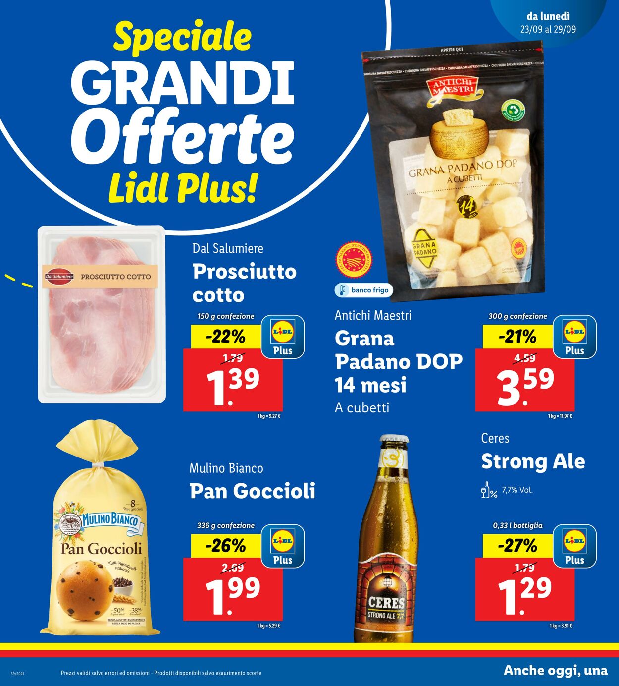 Volantino Lidl 23.09.2024 - 29.09.2024