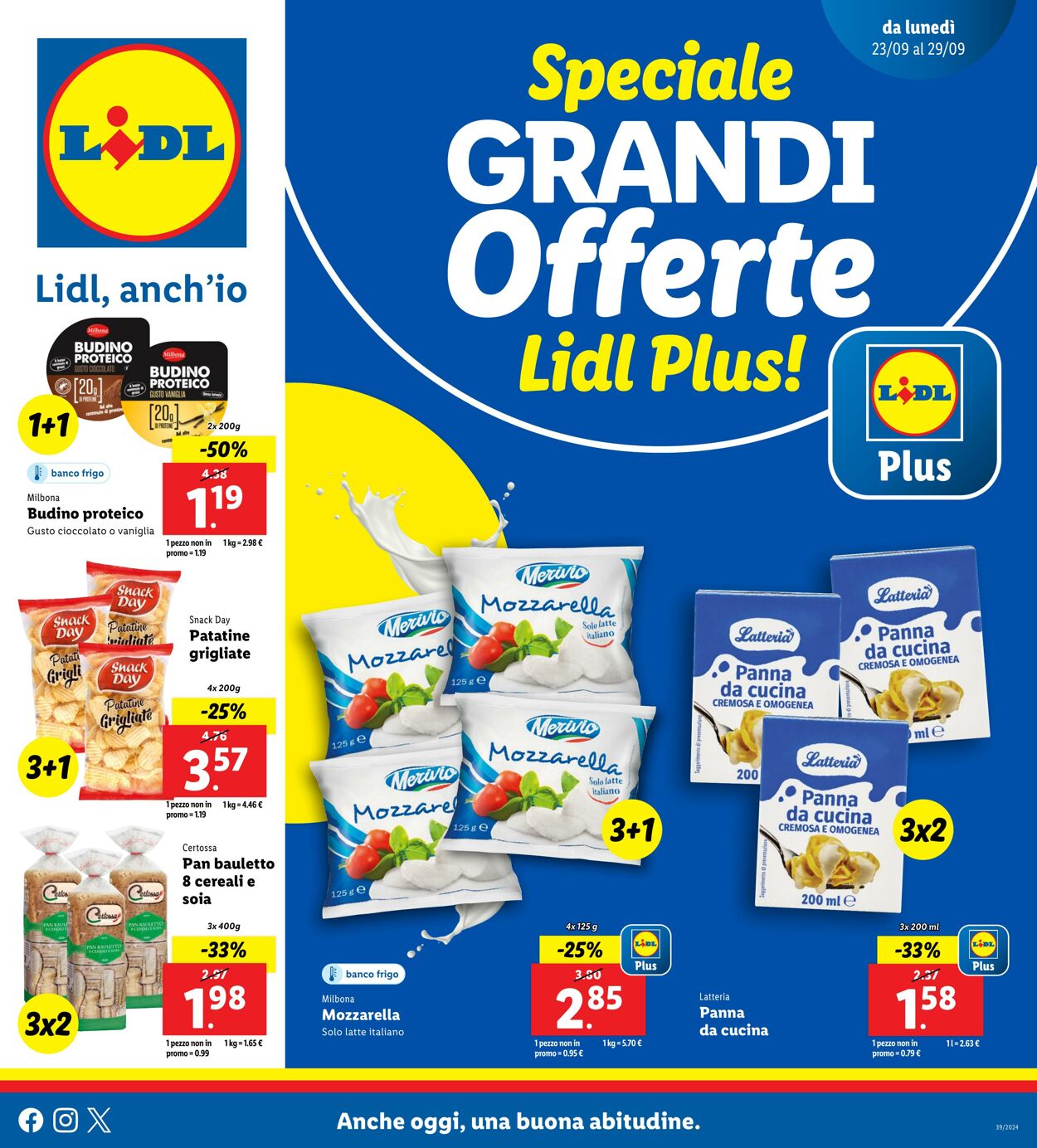 Volantino Lidl - Offerte valide dal 23/09 al 29/09 Volantino settimanale - Lidl Italia - lidl.it 23 set, 2024 - 29 set, 2024