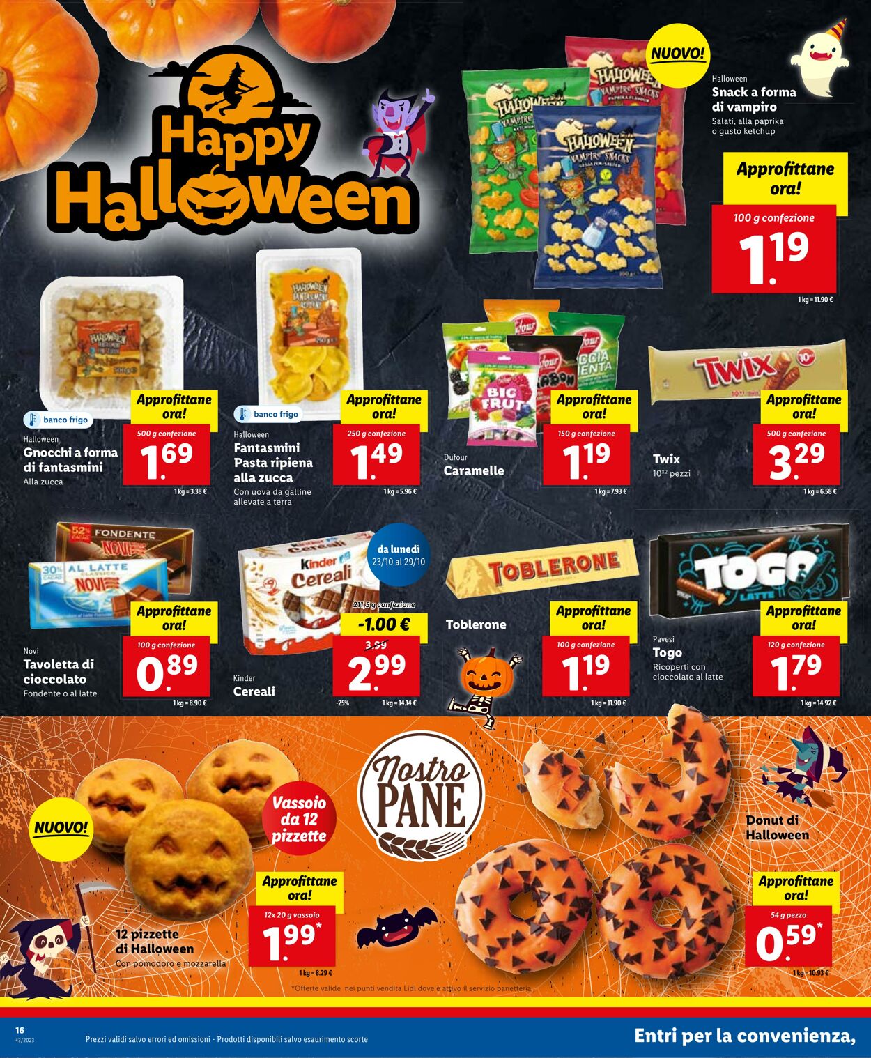 Volantino Lidl 23.10.2023 - 29.10.2023