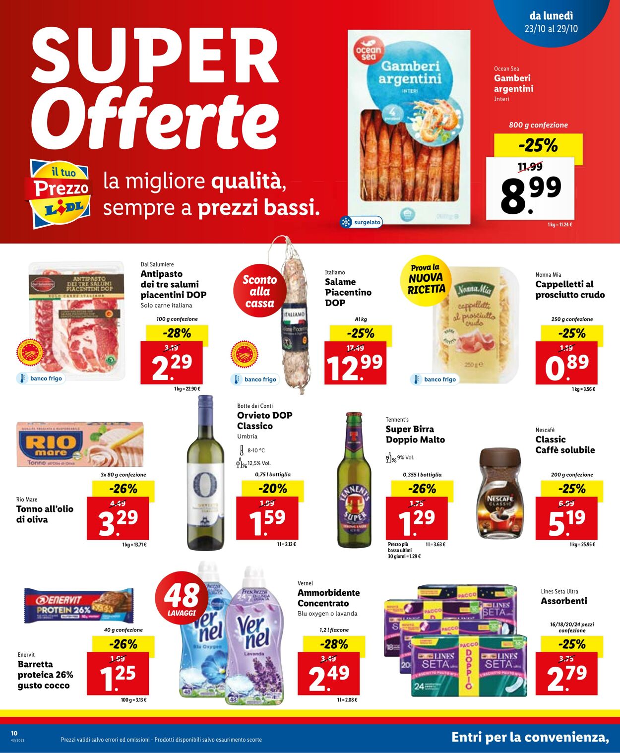 Volantino Lidl 23.10.2023 - 29.10.2023