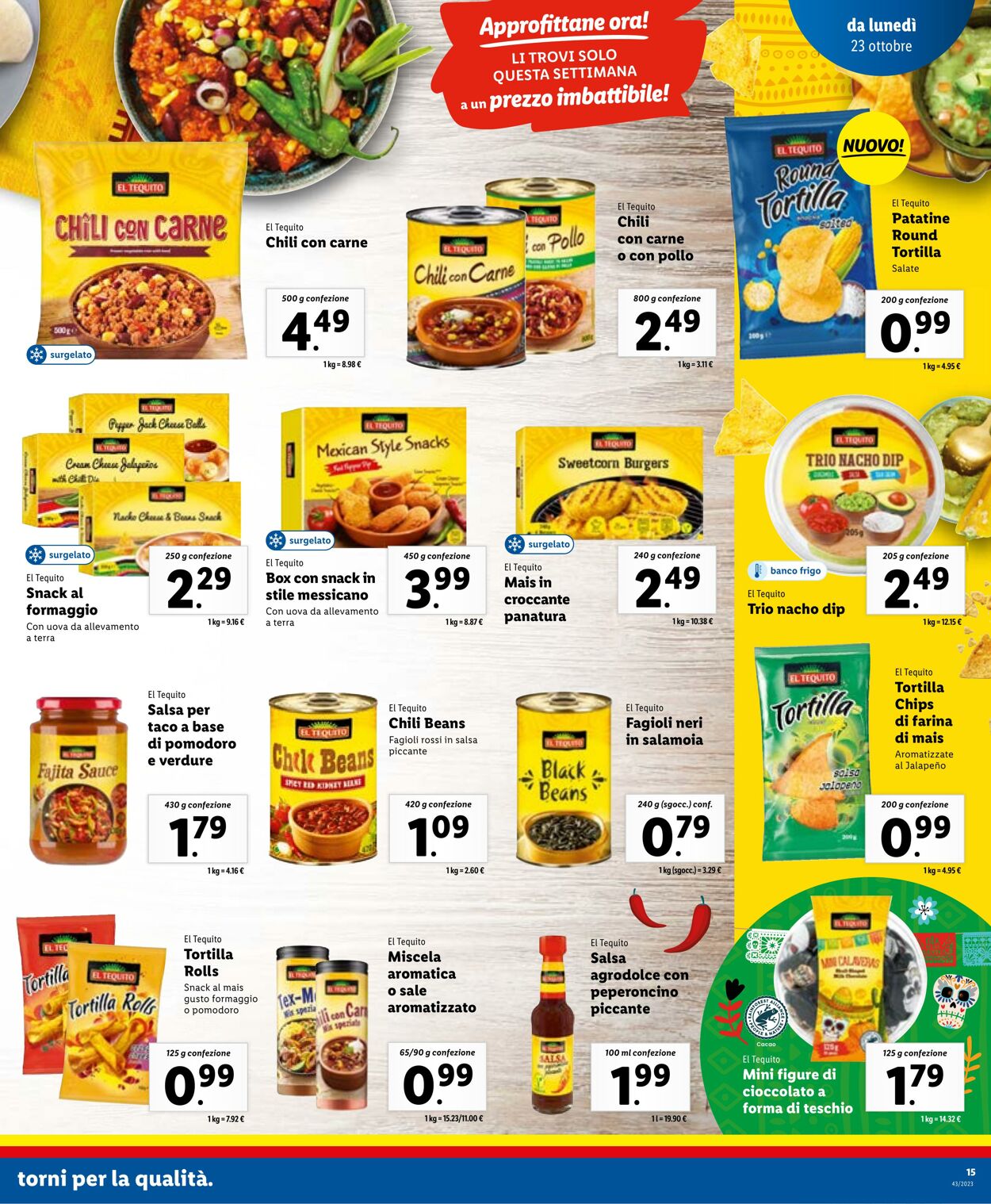 Volantino Lidl 23.10.2023 - 29.10.2023