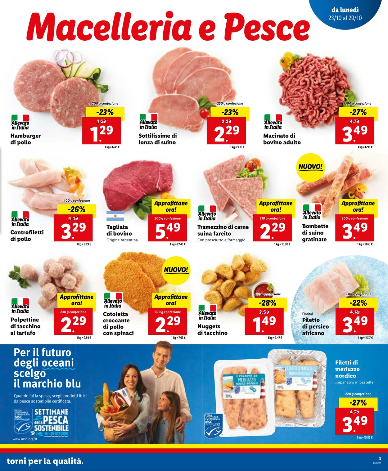 Volantino Lidl 23.10.2023 - 29.10.2023