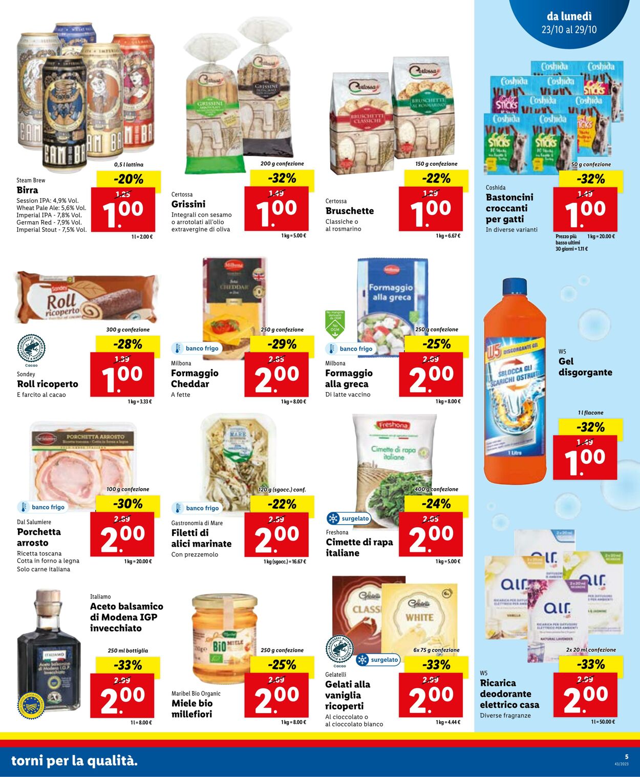 Volantino Lidl 23.10.2023 - 29.10.2023