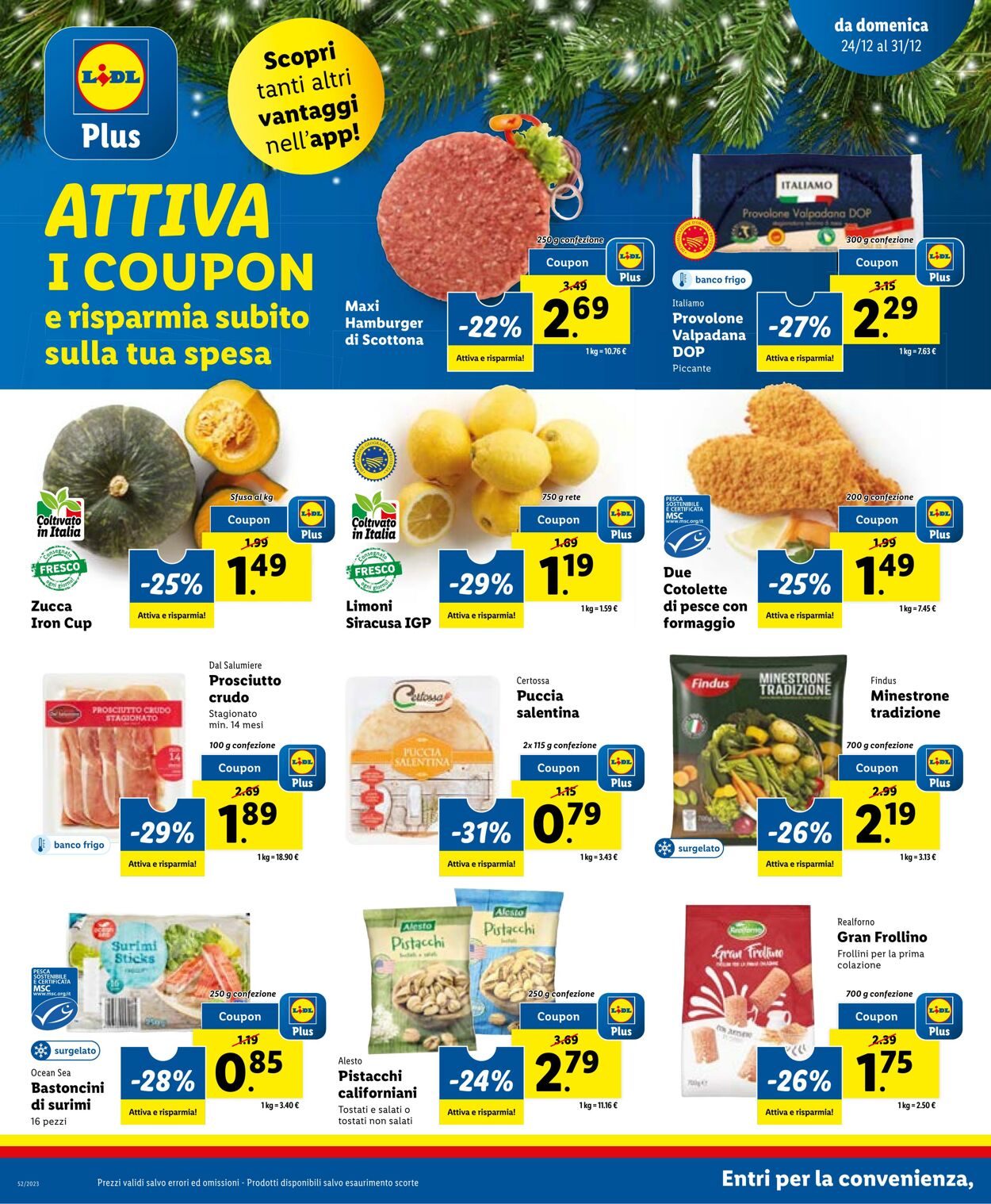 Volantino Lidl 24.12.2023 - 31.12.2023