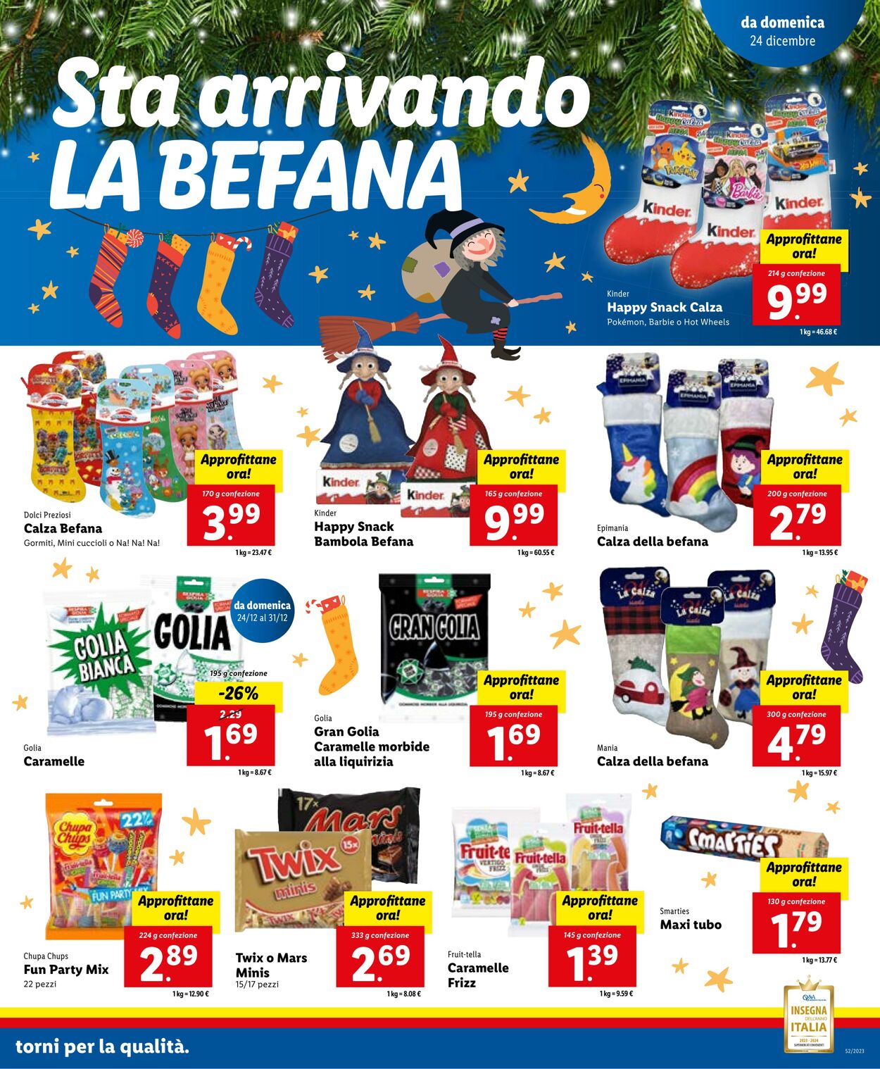 Volantino Lidl 24.12.2023 - 31.12.2023