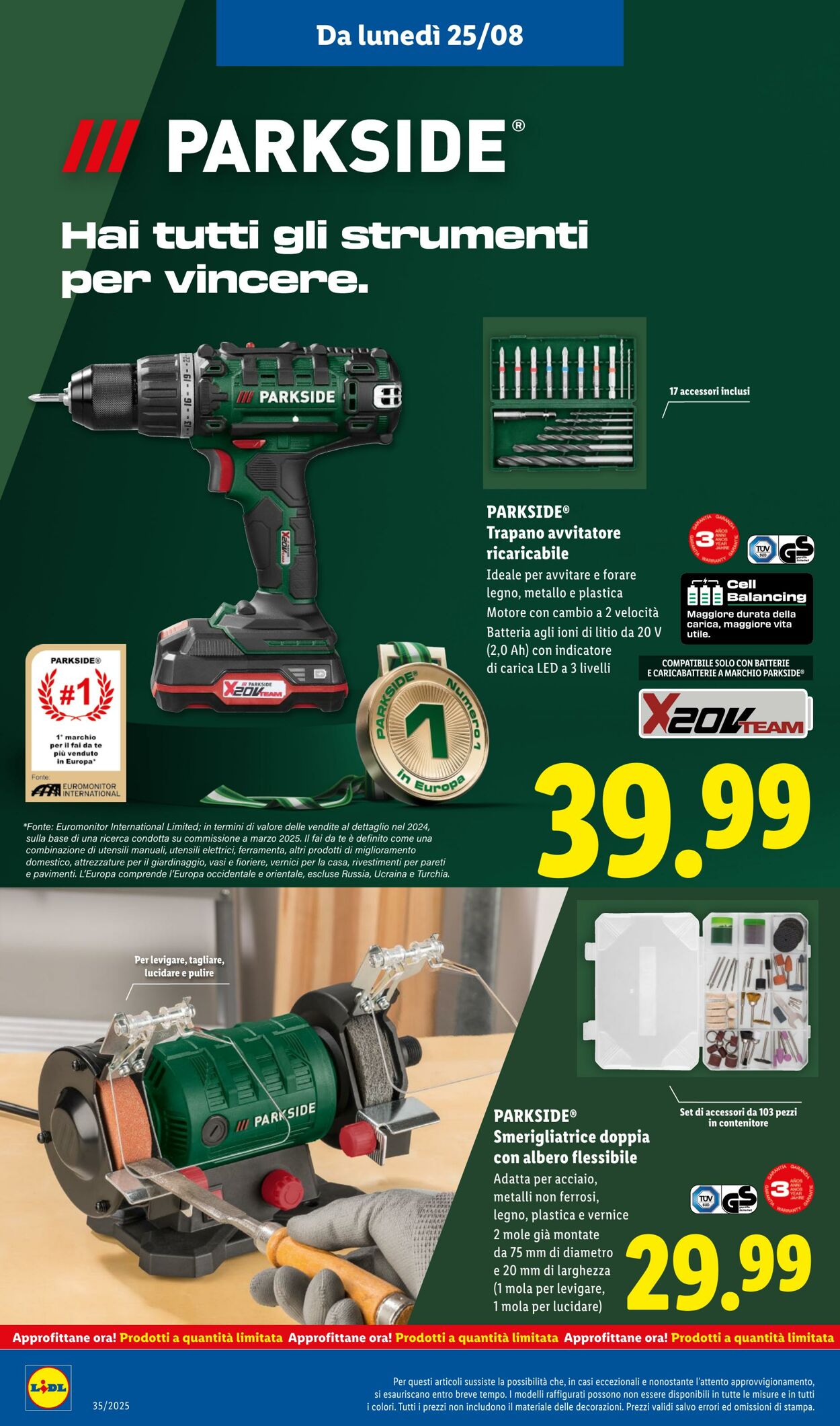 Volantino Lidl 25.08.2025 - 31.08.2025