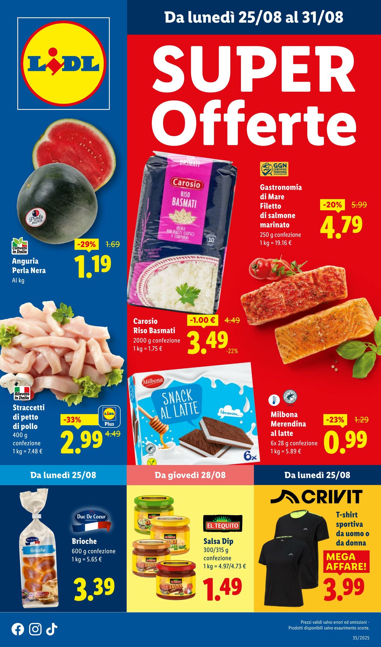 Volantino Lidl 25.08.2025 - 31.08.2025